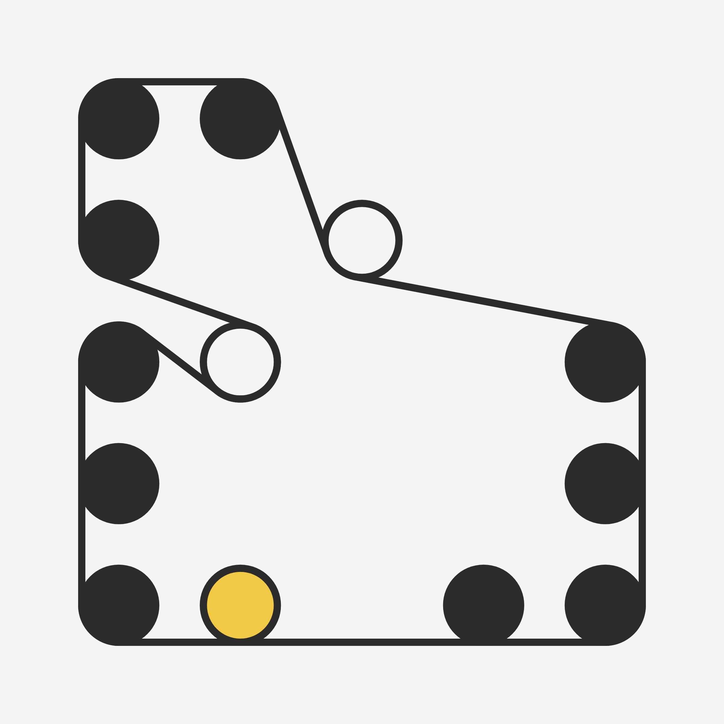 Art Blocks - Art Blocks v2 - Ringers #519 - NFT # 13000519