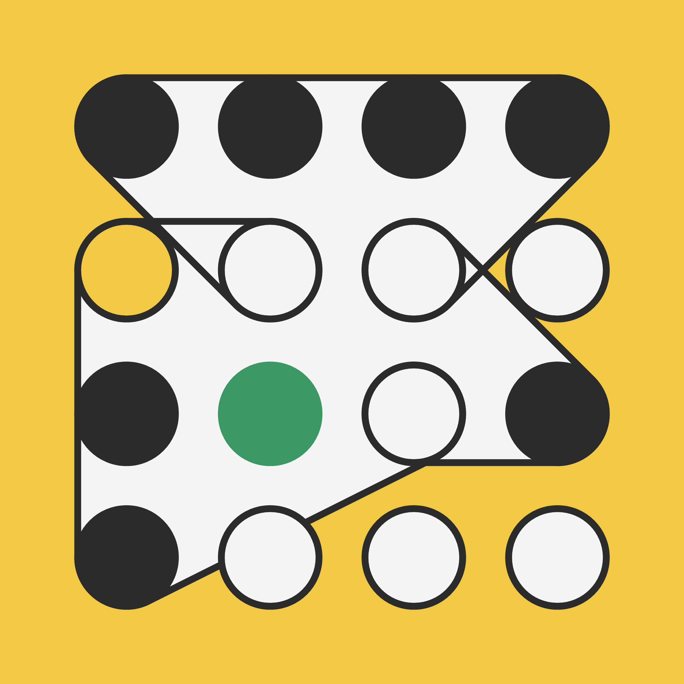 Art Blocks - Art Blocks v2 - Ringers #534 - NFT # 13000534