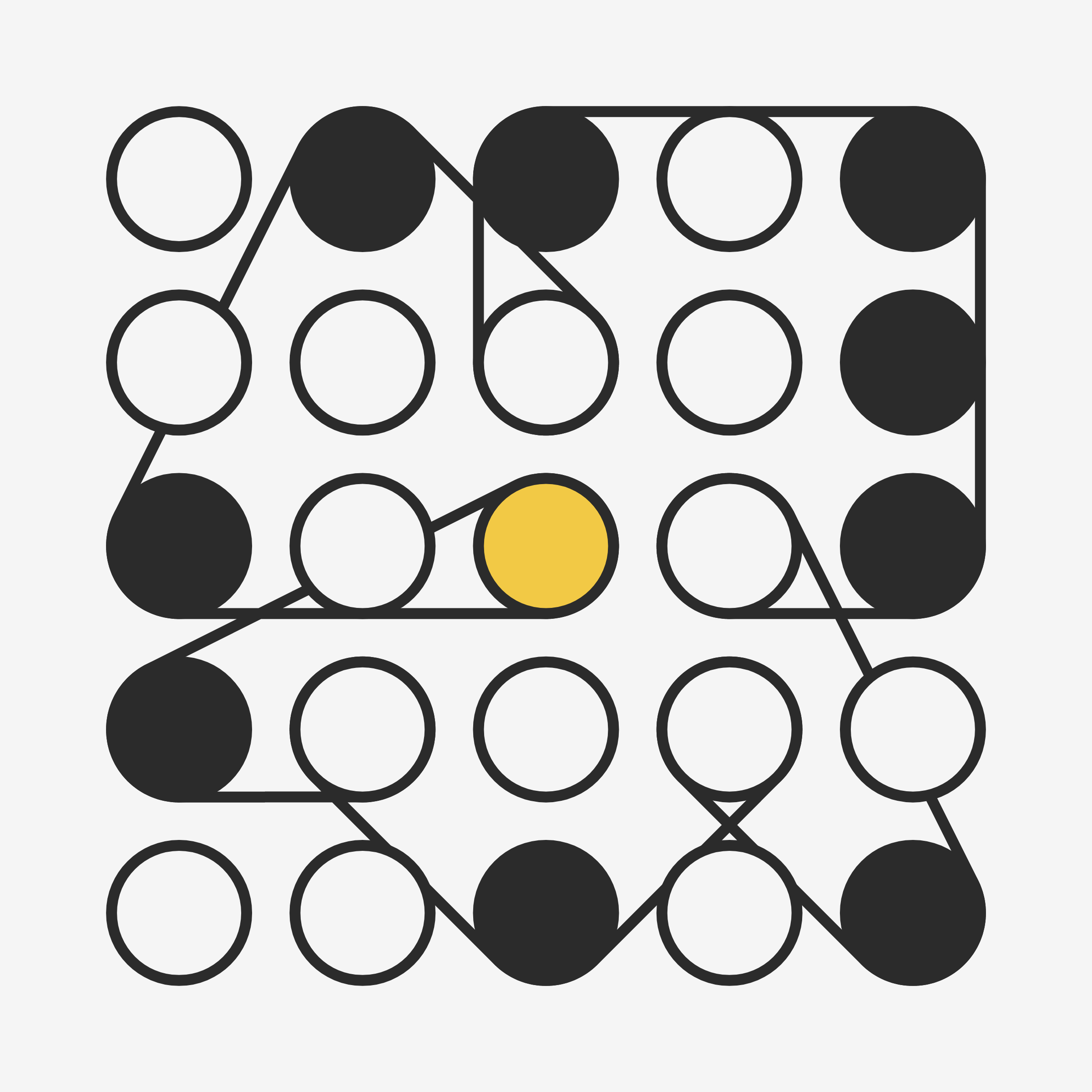 Art Blocks - Art Blocks v2 - Ringers #537 - NFT # 13000537