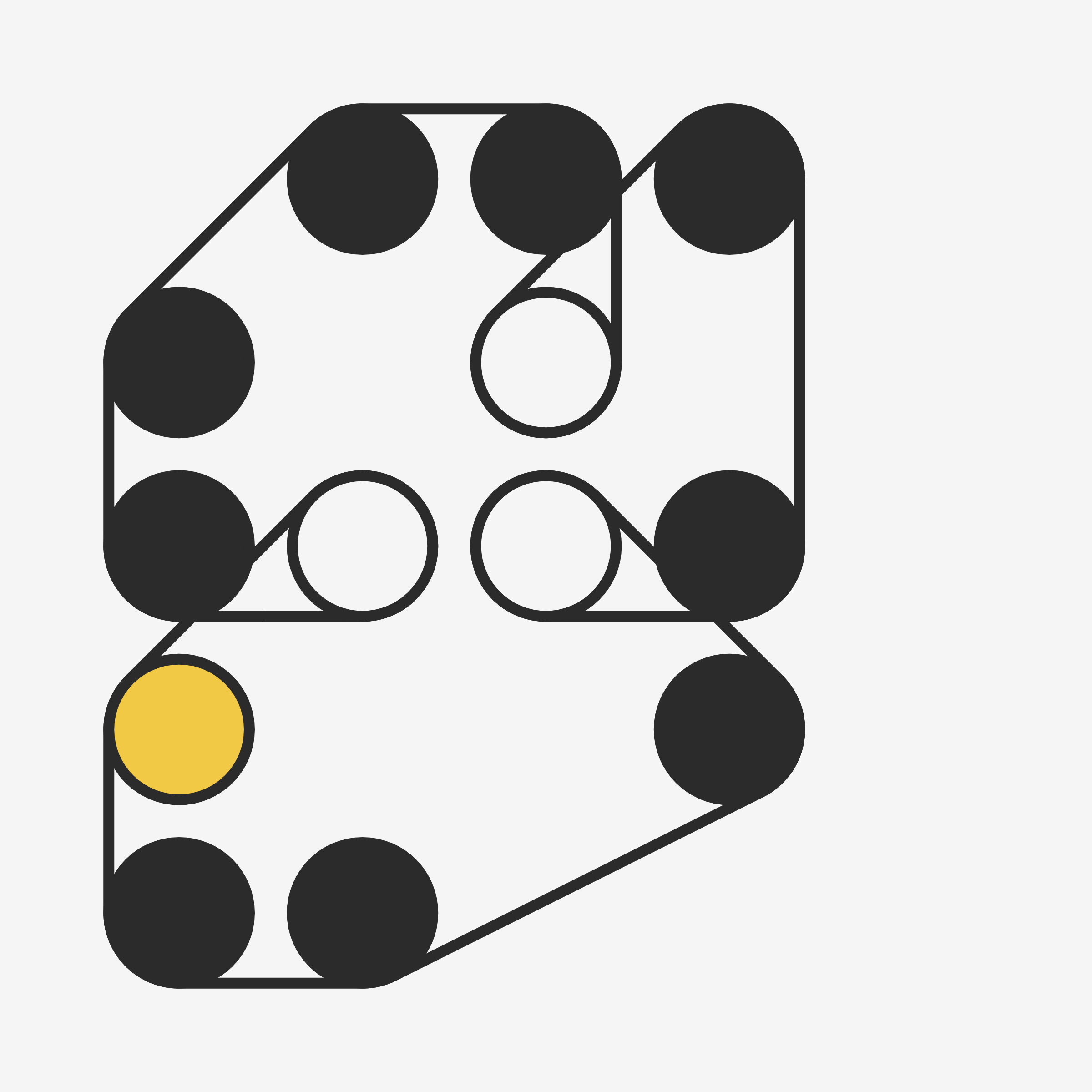 Art Blocks - Art Blocks v2 - Ringers #538 - NFT # 13000538