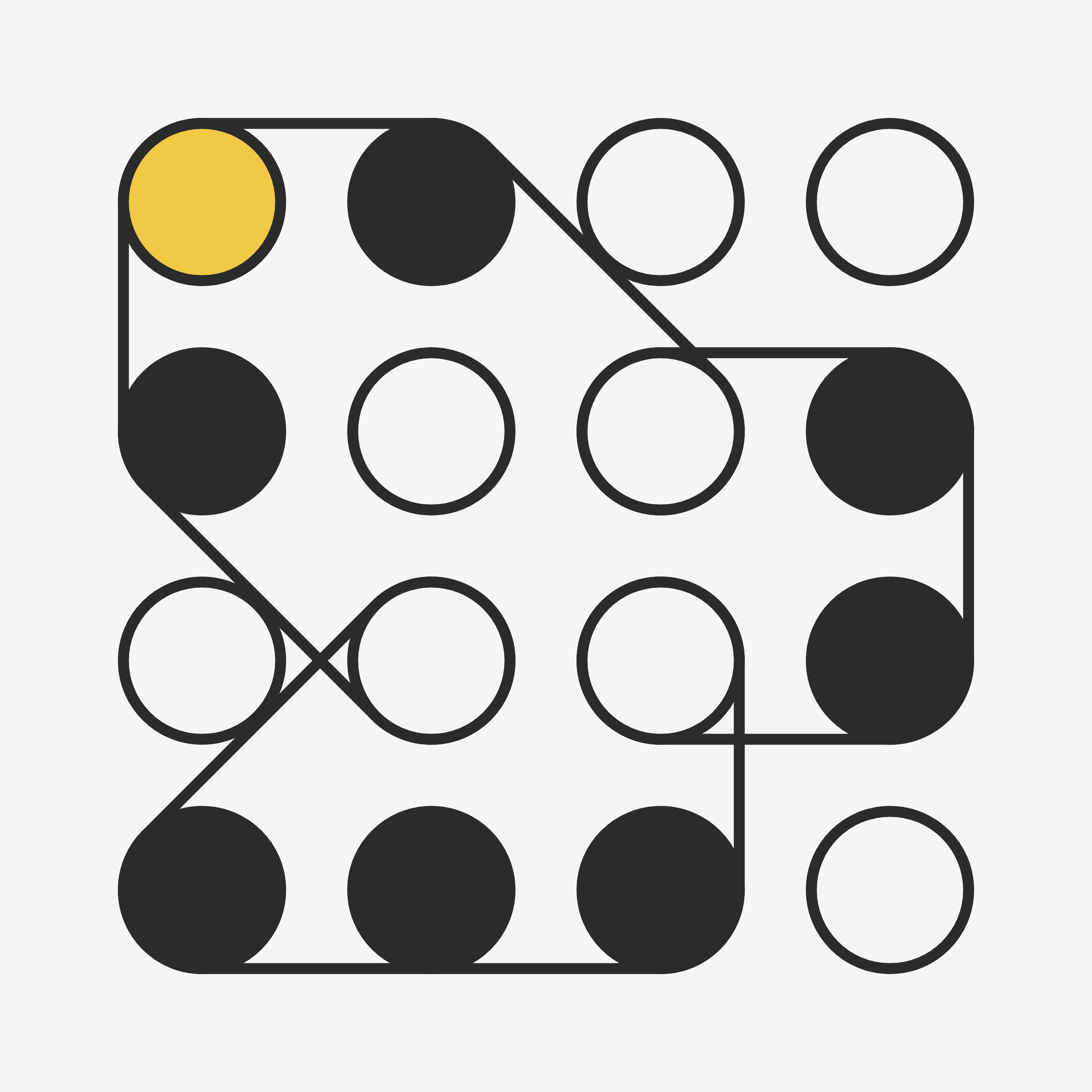 Art Blocks - Art Blocks v2 - Ringers #540 - NFT # 13000540