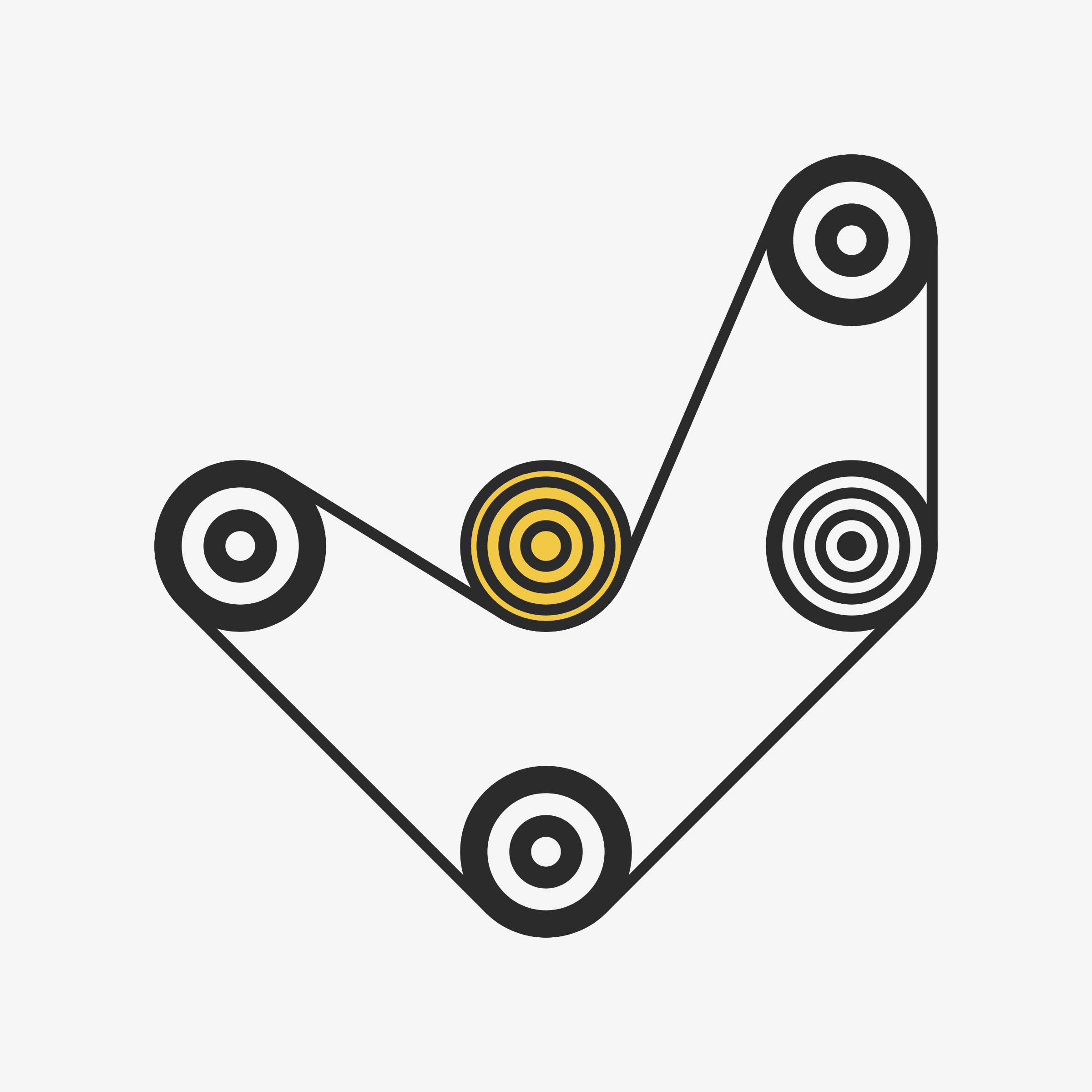 Art Blocks - Art Blocks v2 - Ringers #565 - NFT # 13000565