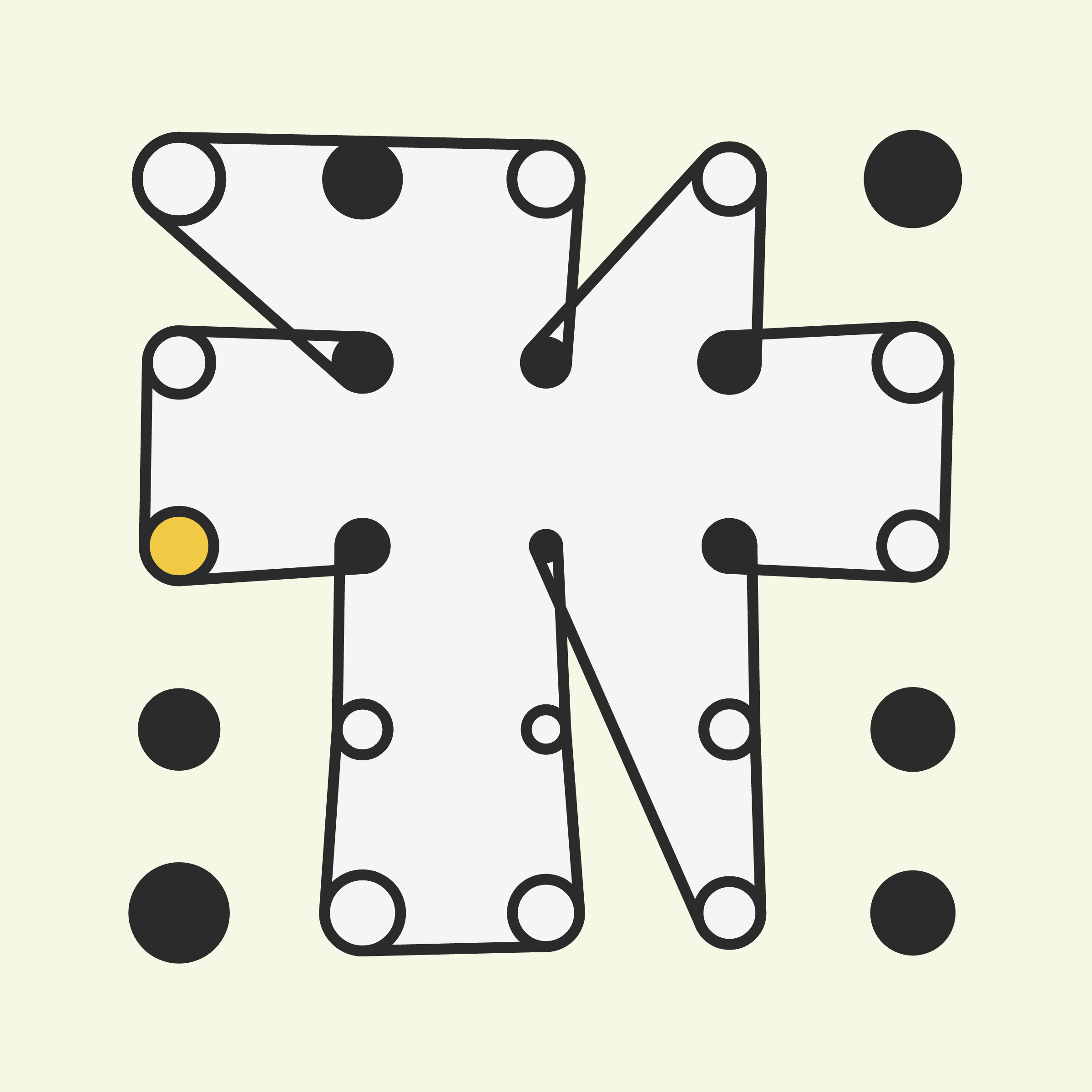 Art Blocks - Art Blocks v2 - Ringers #570 - NFT # 13000570