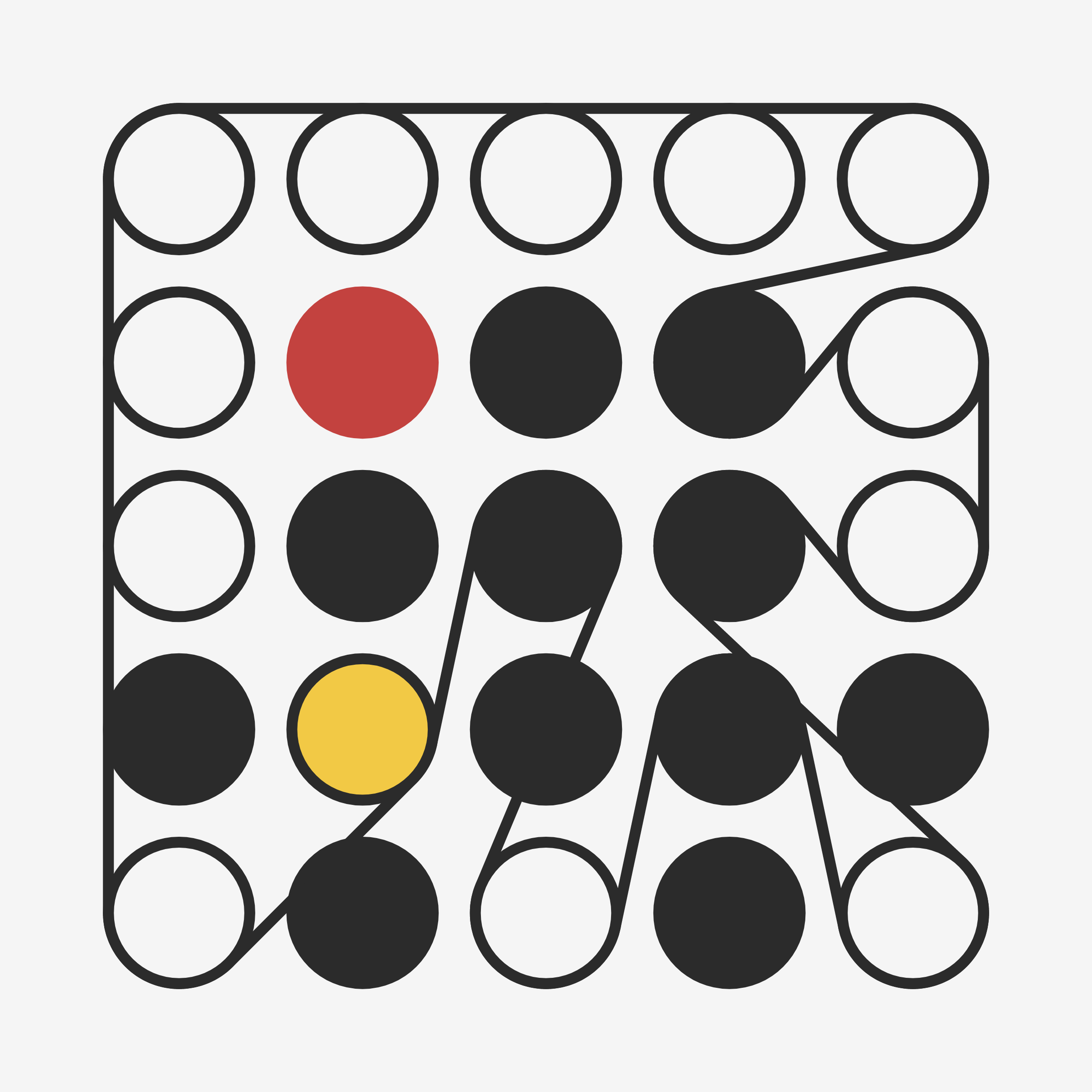 Art Blocks - Art Blocks v2 - Ringers #572 - NFT # 13000572