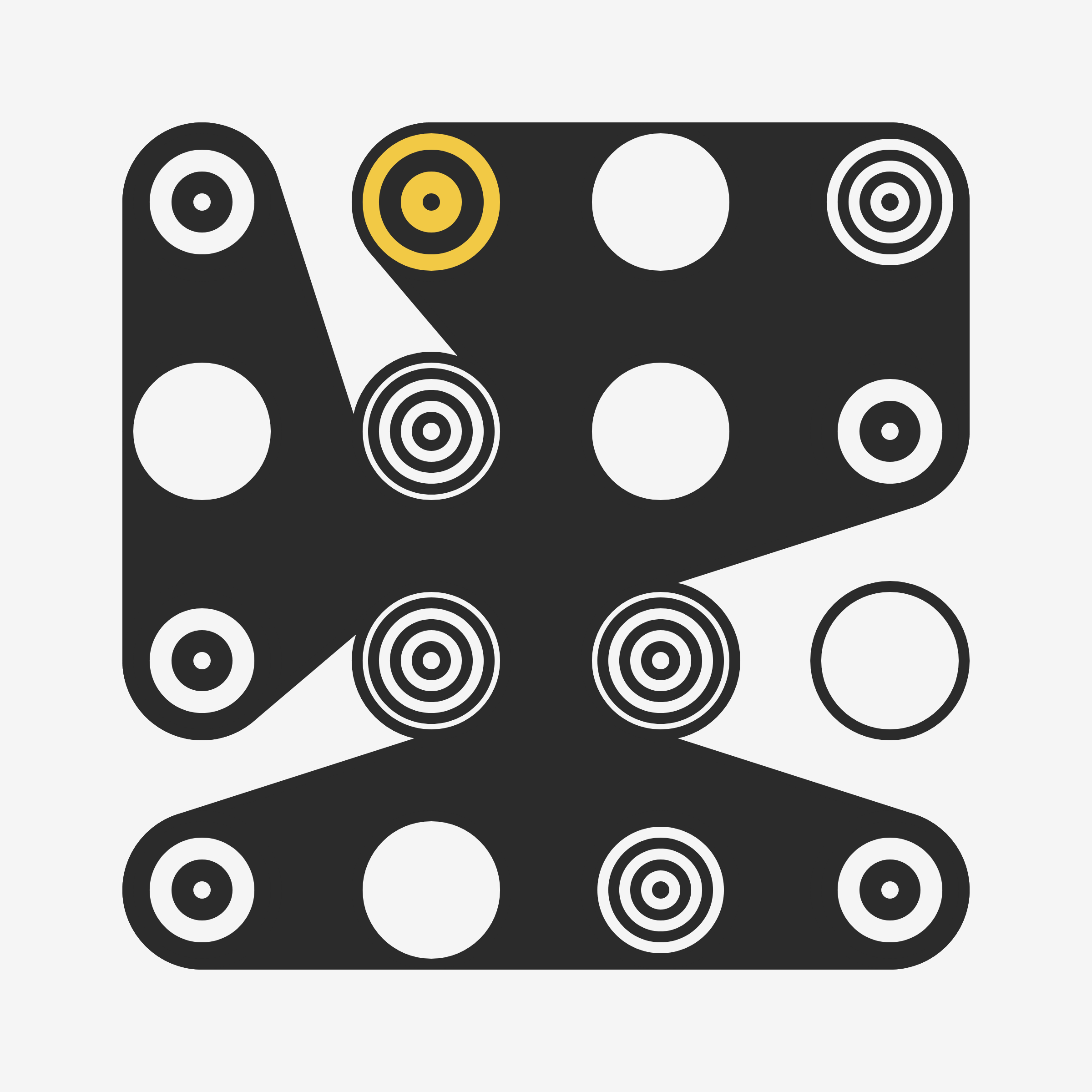 Art Blocks - Art Blocks v2 - Ringers #581 - NFT # 13000581