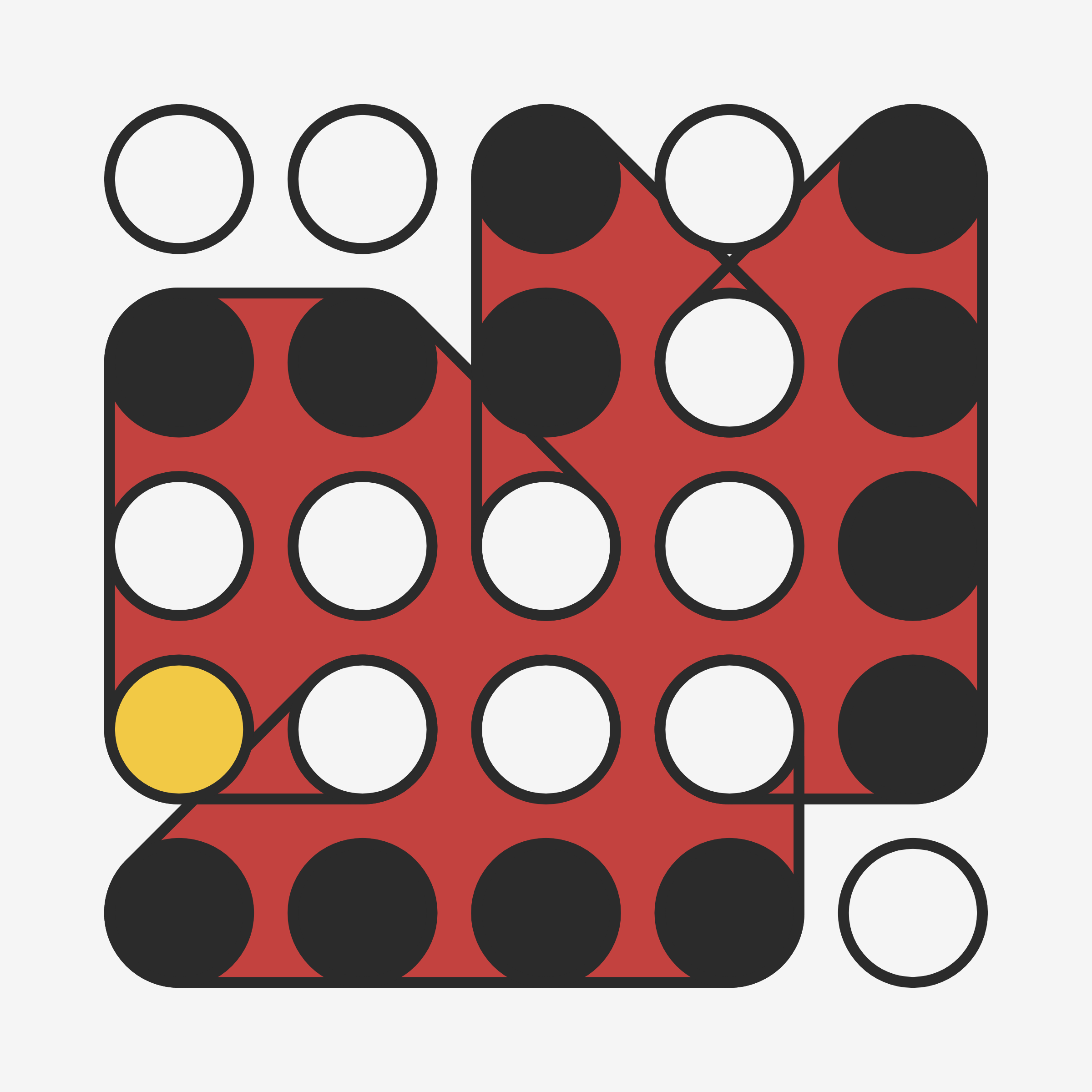 Art Blocks - Art Blocks v2 - Ringers #585 - NFT # 13000585