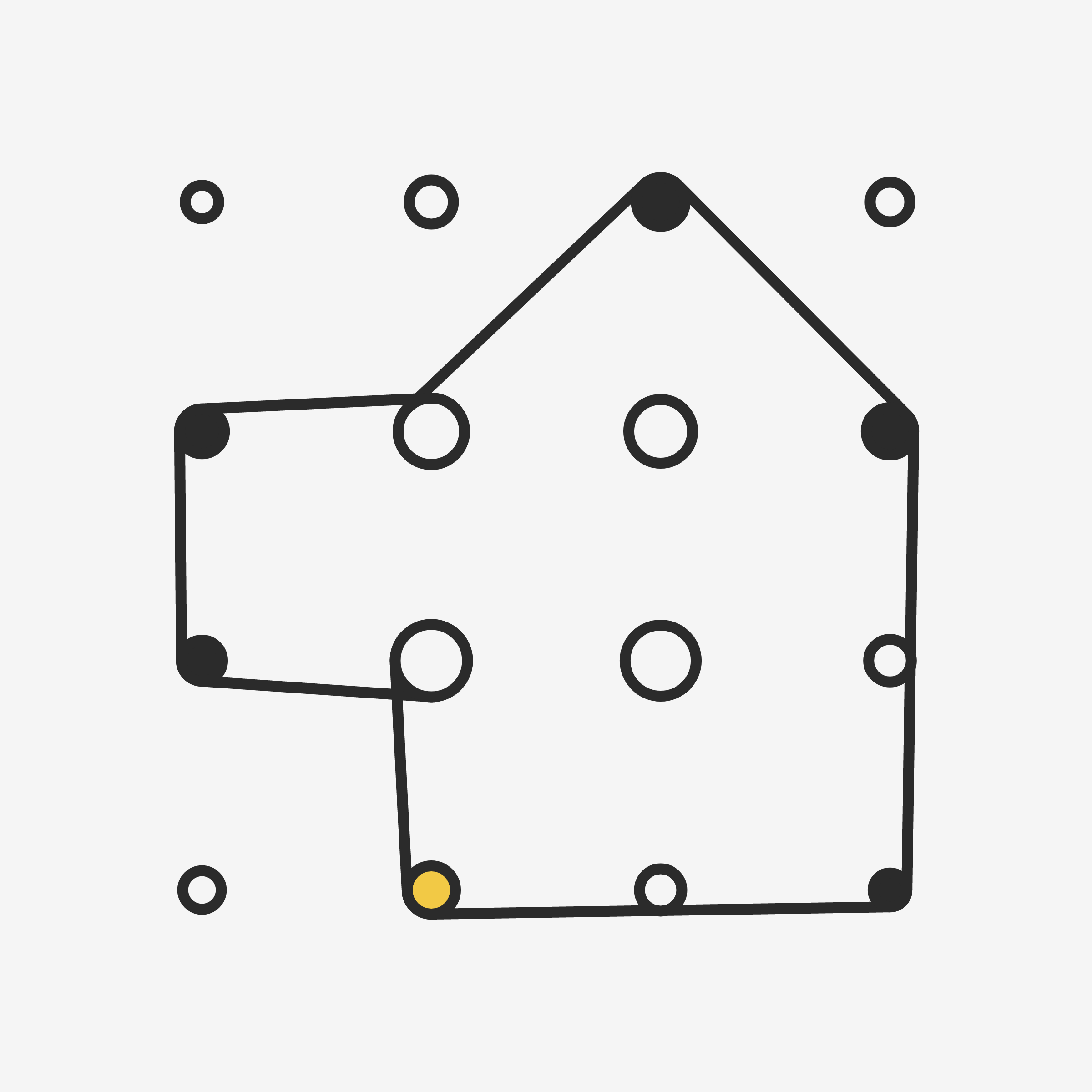 Art Blocks - Art Blocks v2 - Ringers #591 - NFT # 13000591