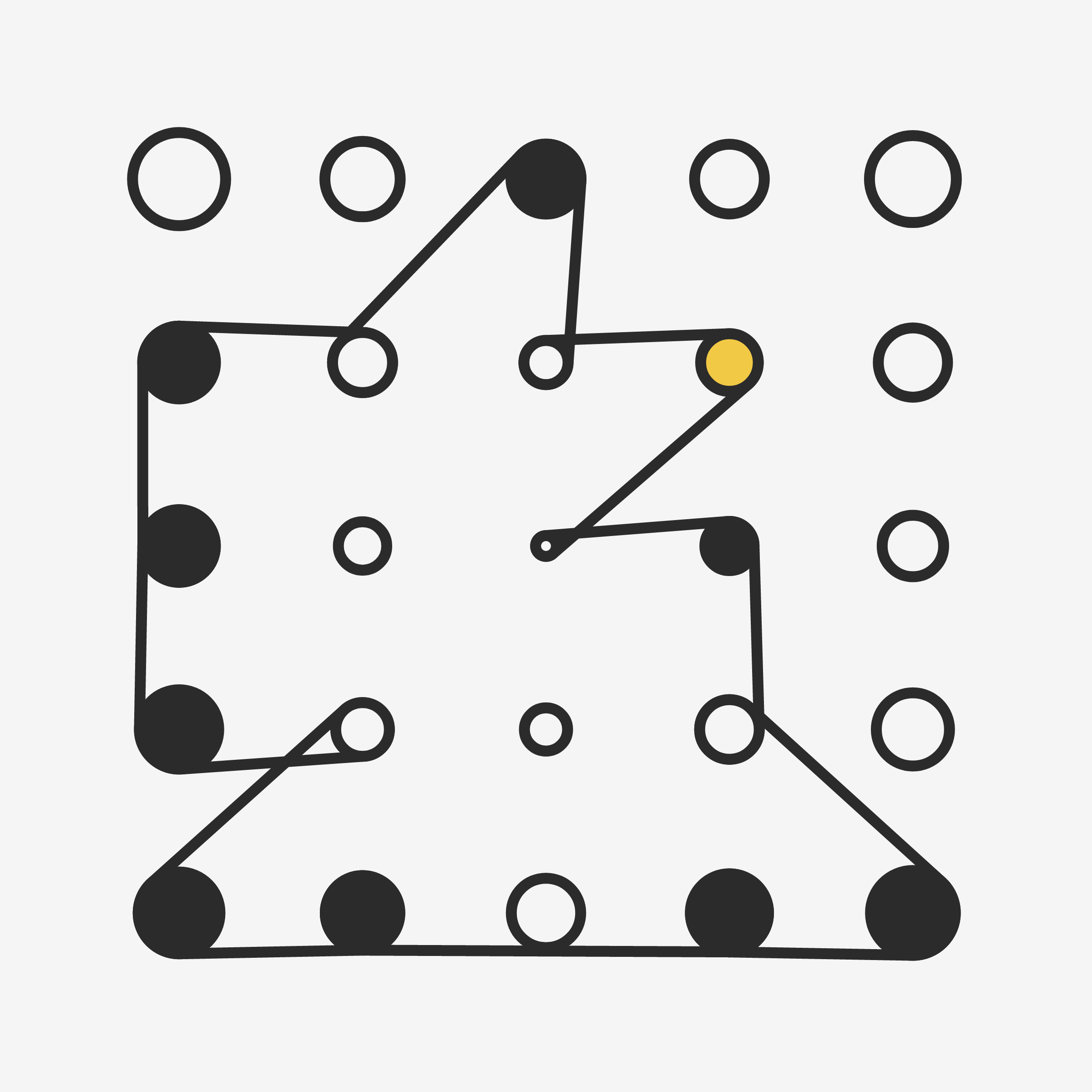 Art Blocks - Art Blocks v2 - Ringers #598 - NFT # 13000598