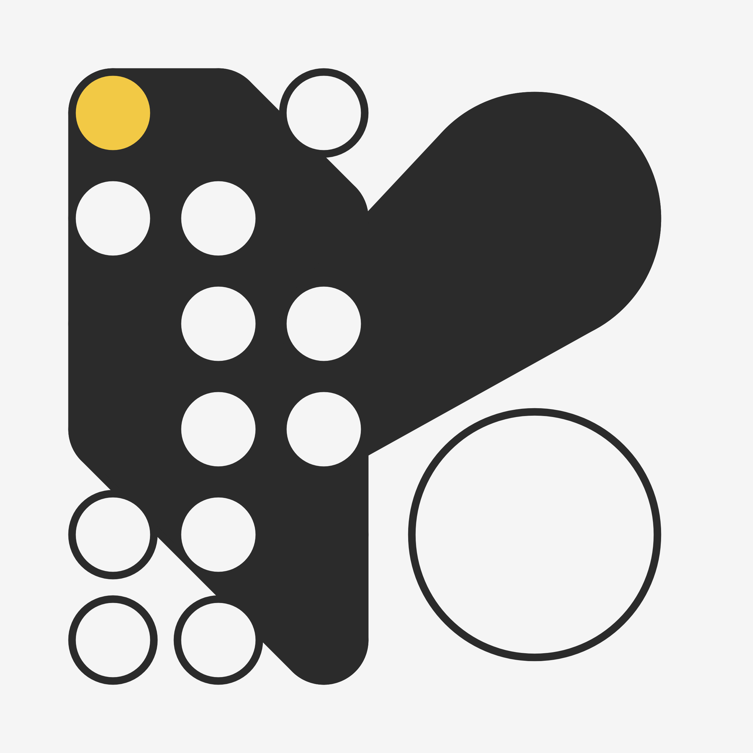 Art Blocks - Art Blocks v2 - Ringers #606 - NFT # 13000606