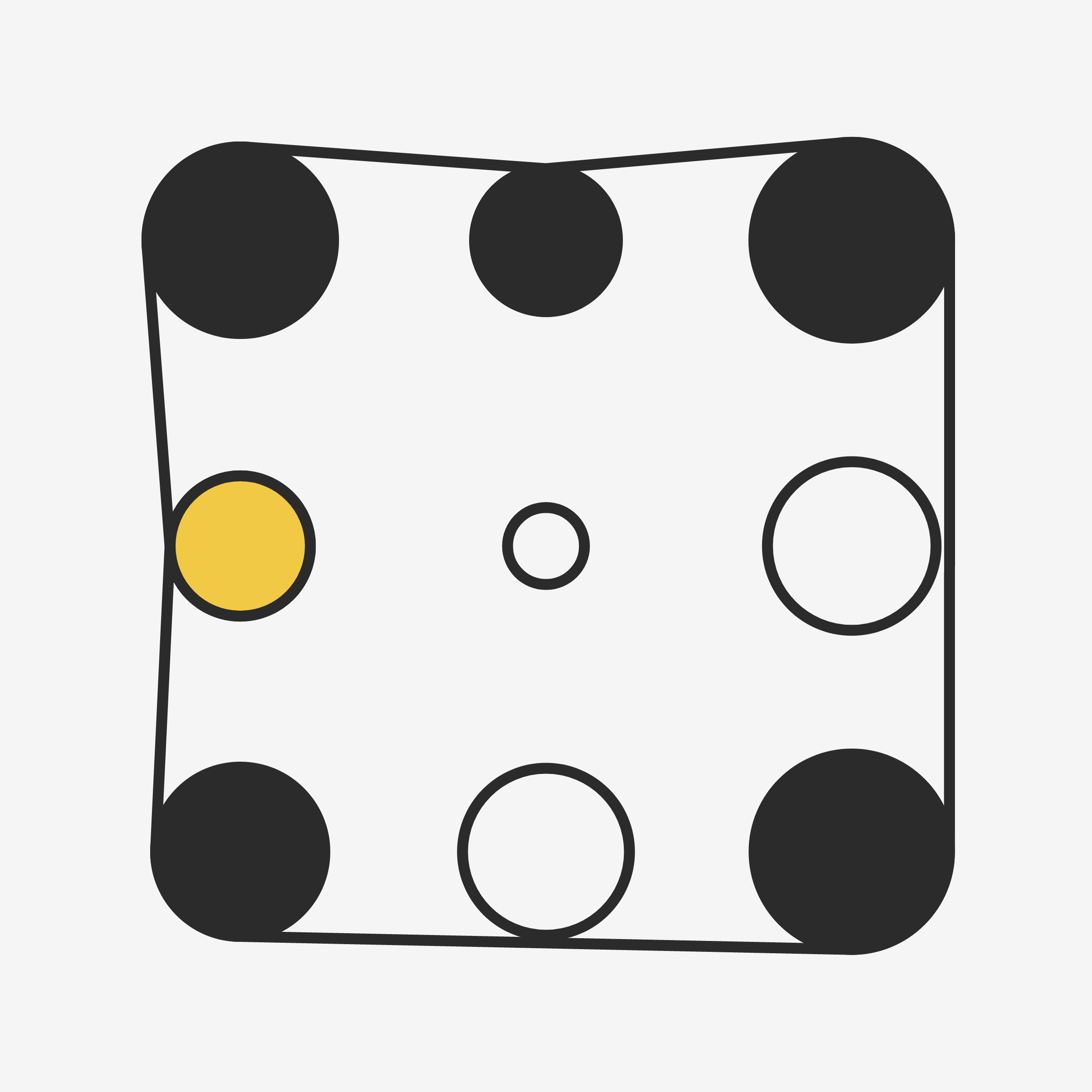 Art Blocks - Art Blocks v2 - Ringers #609 - NFT # 13000609