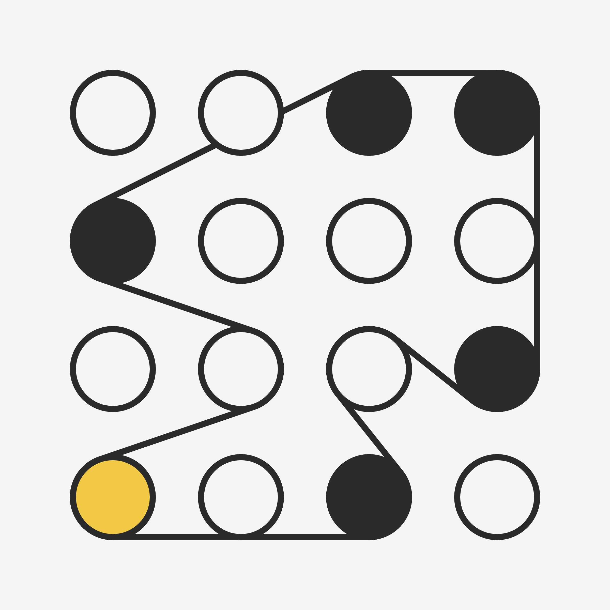 Art Blocks - Art Blocks v2 - Ringers #610 - NFT # 13000610