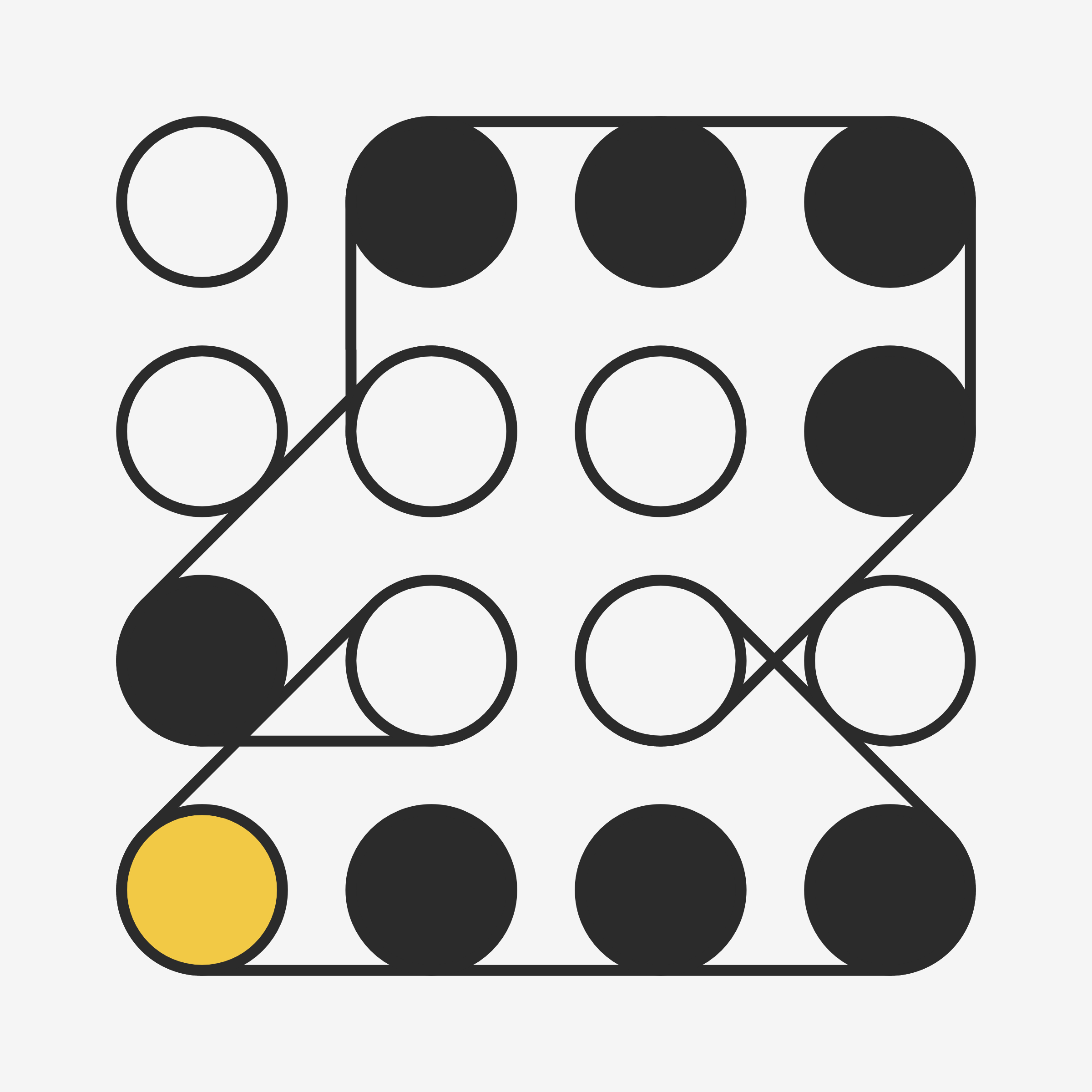 Art Blocks - Art Blocks v2 - Ringers #611 - NFT # 13000611