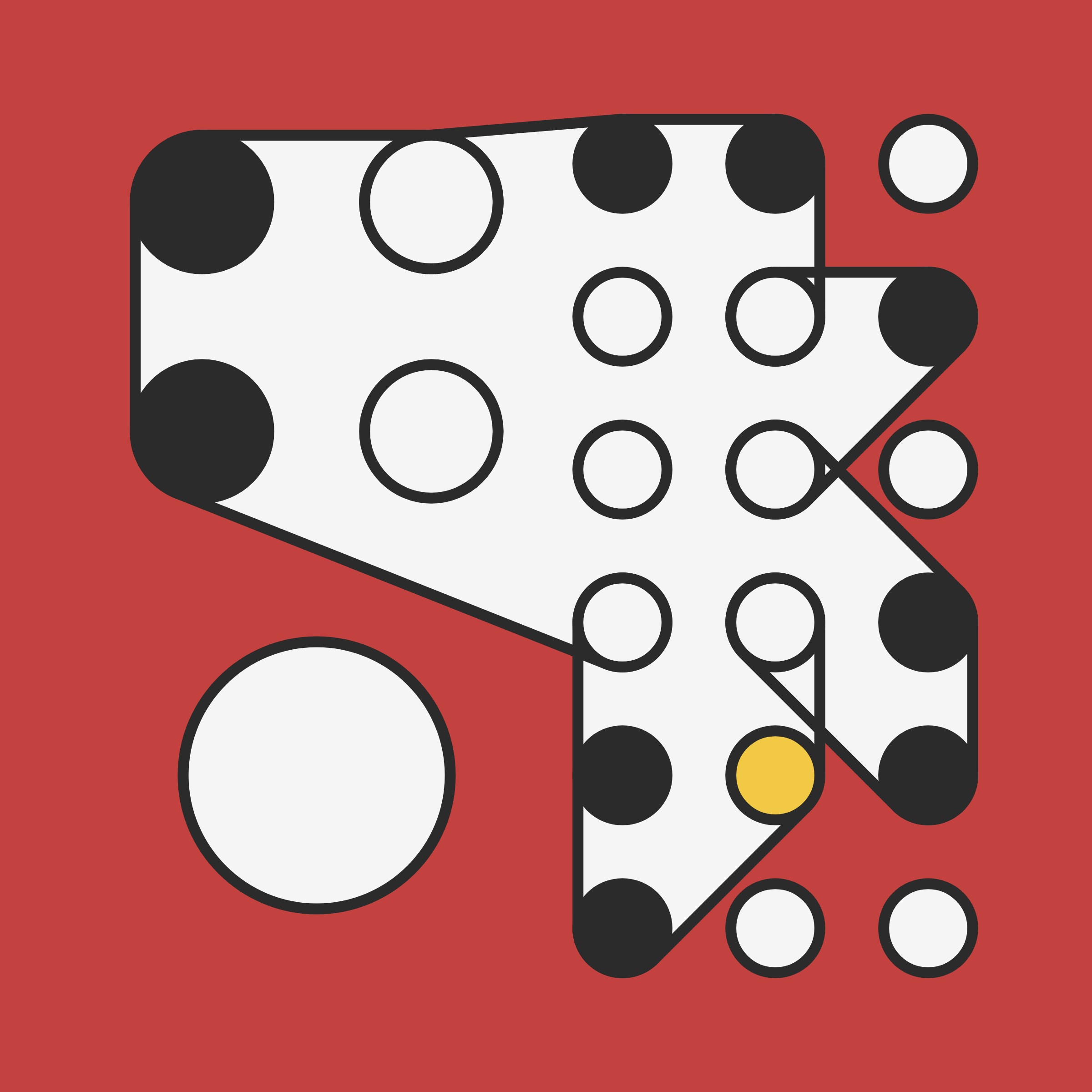 Art Blocks - Art Blocks v2 - Ringers #621 - NFT # 13000621