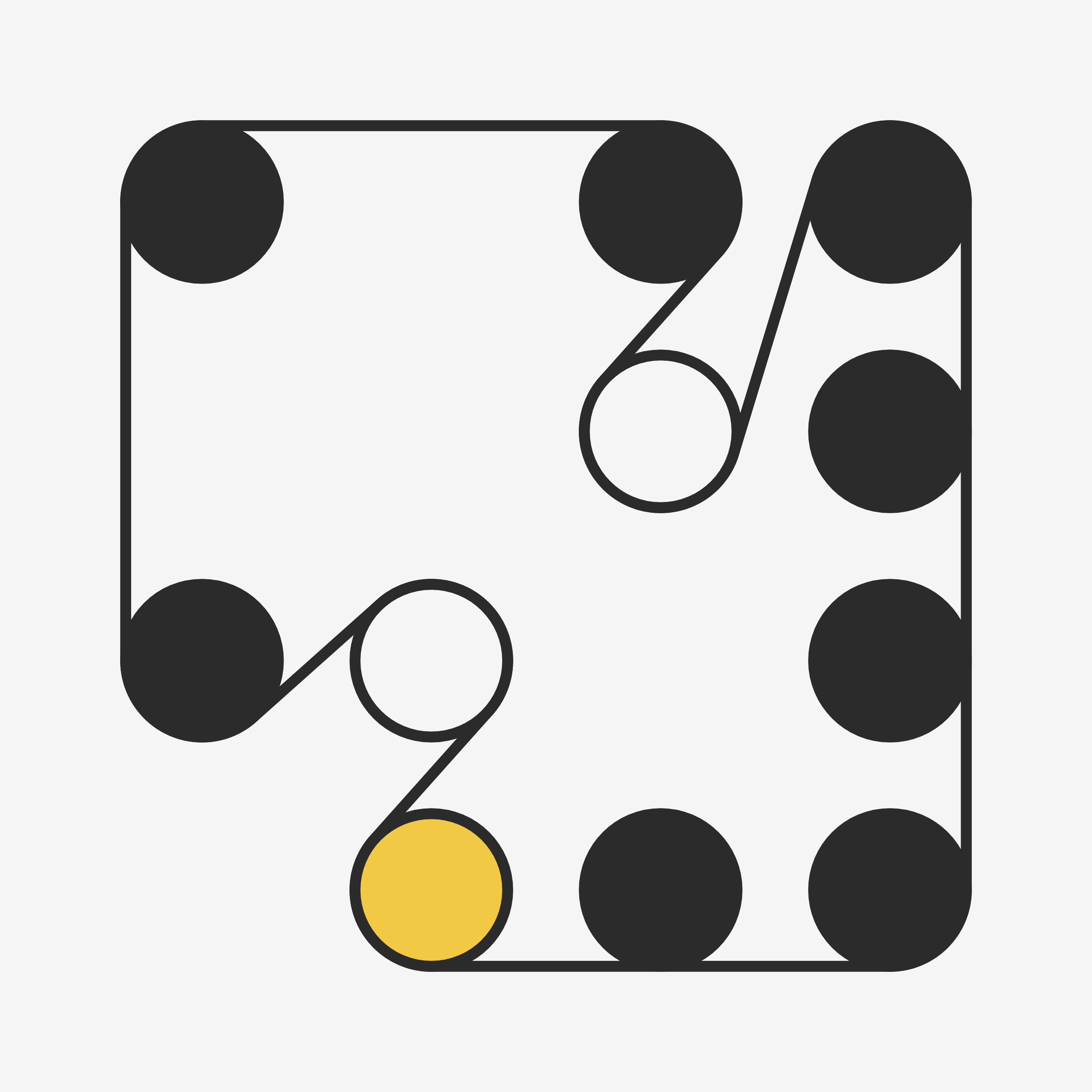 Art Blocks - Art Blocks v2 - Ringers #627 - NFT # 13000627