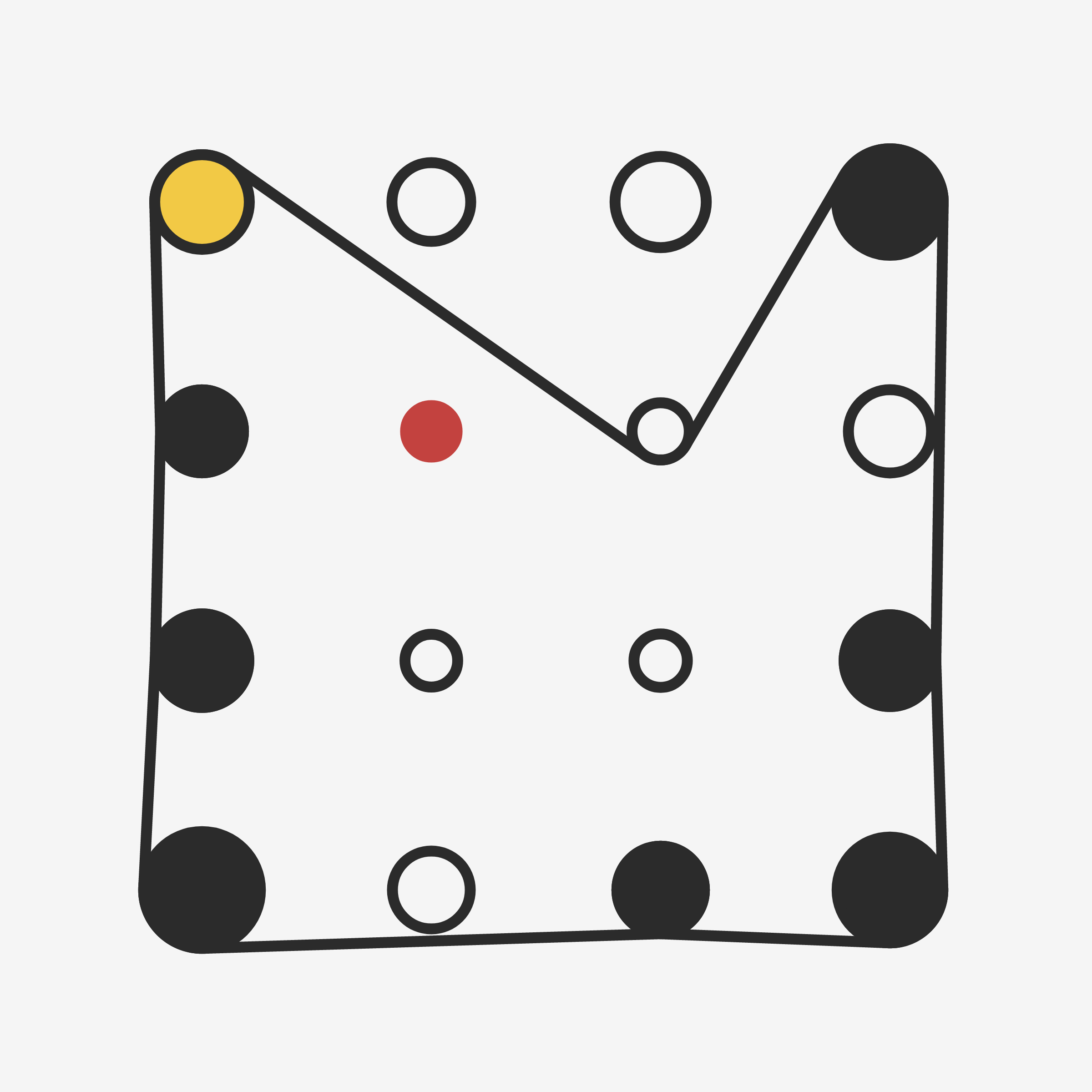 Art Blocks - Art Blocks v2 - Ringers #629 - NFT # 13000629