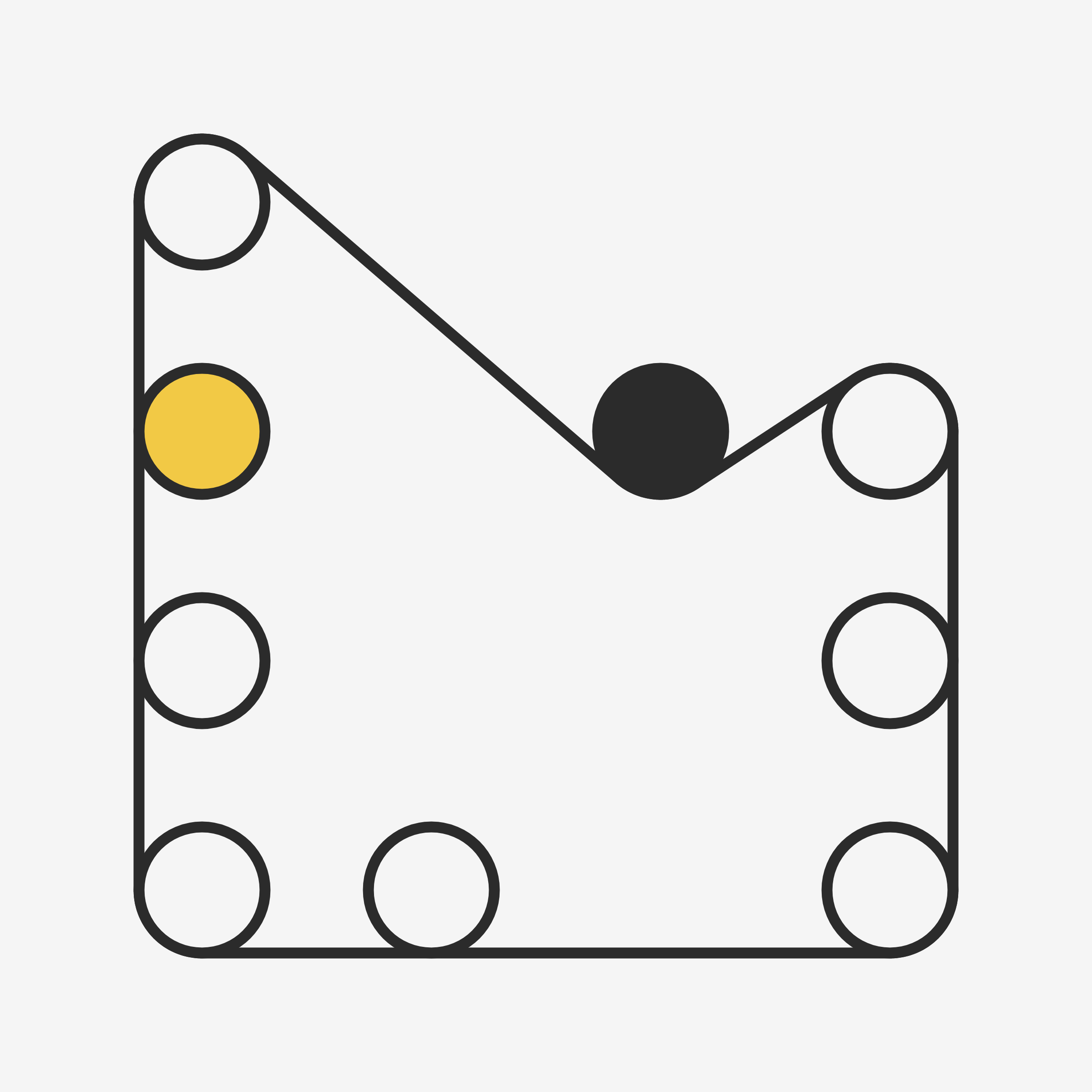 Art Blocks - Art Blocks v2 - Ringers #635 - NFT # 13000635