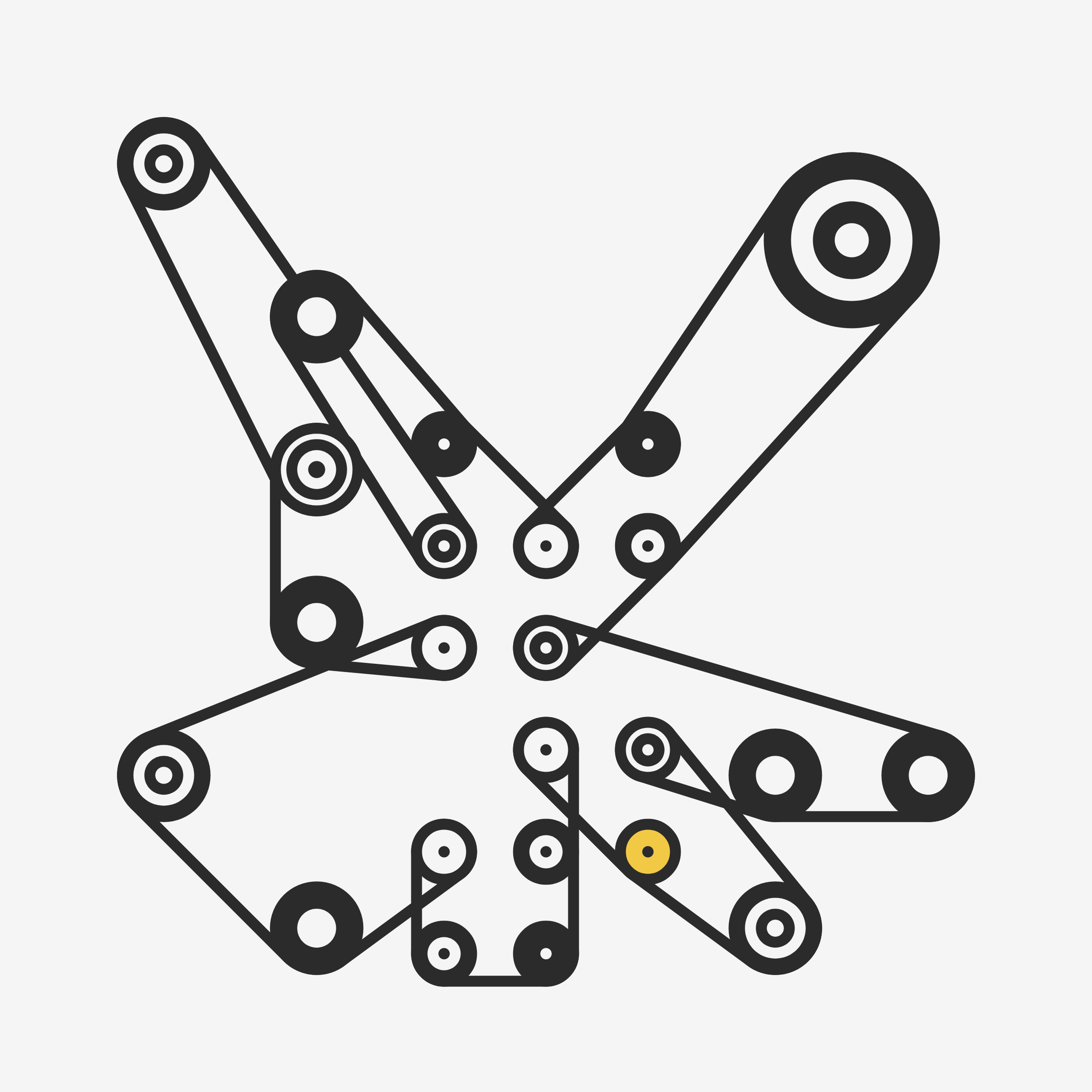 Art Blocks - Art Blocks v2 - Ringers #641 - NFT # 13000641