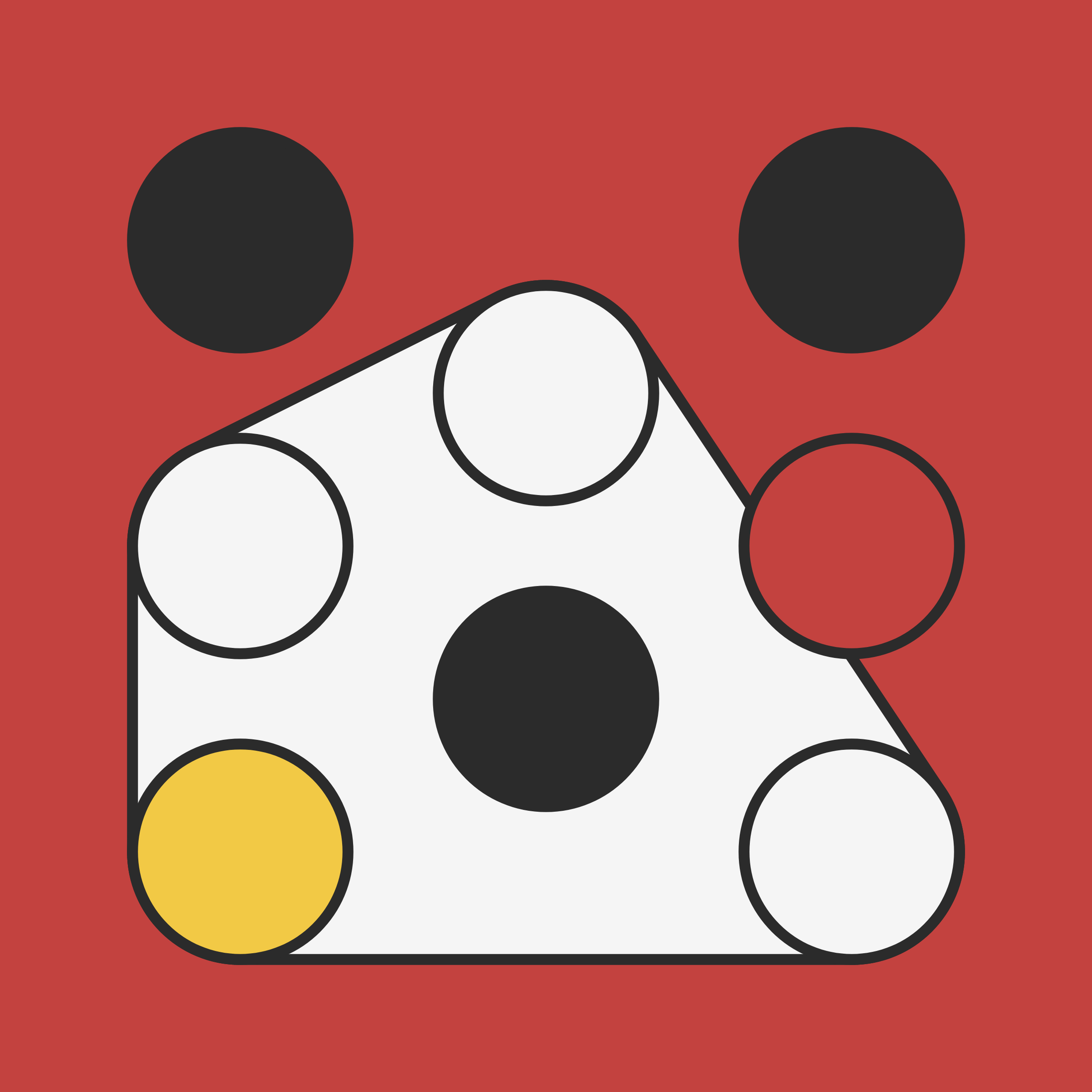 Art Blocks - Art Blocks v2 - Ringers #644 - NFT # 13000644