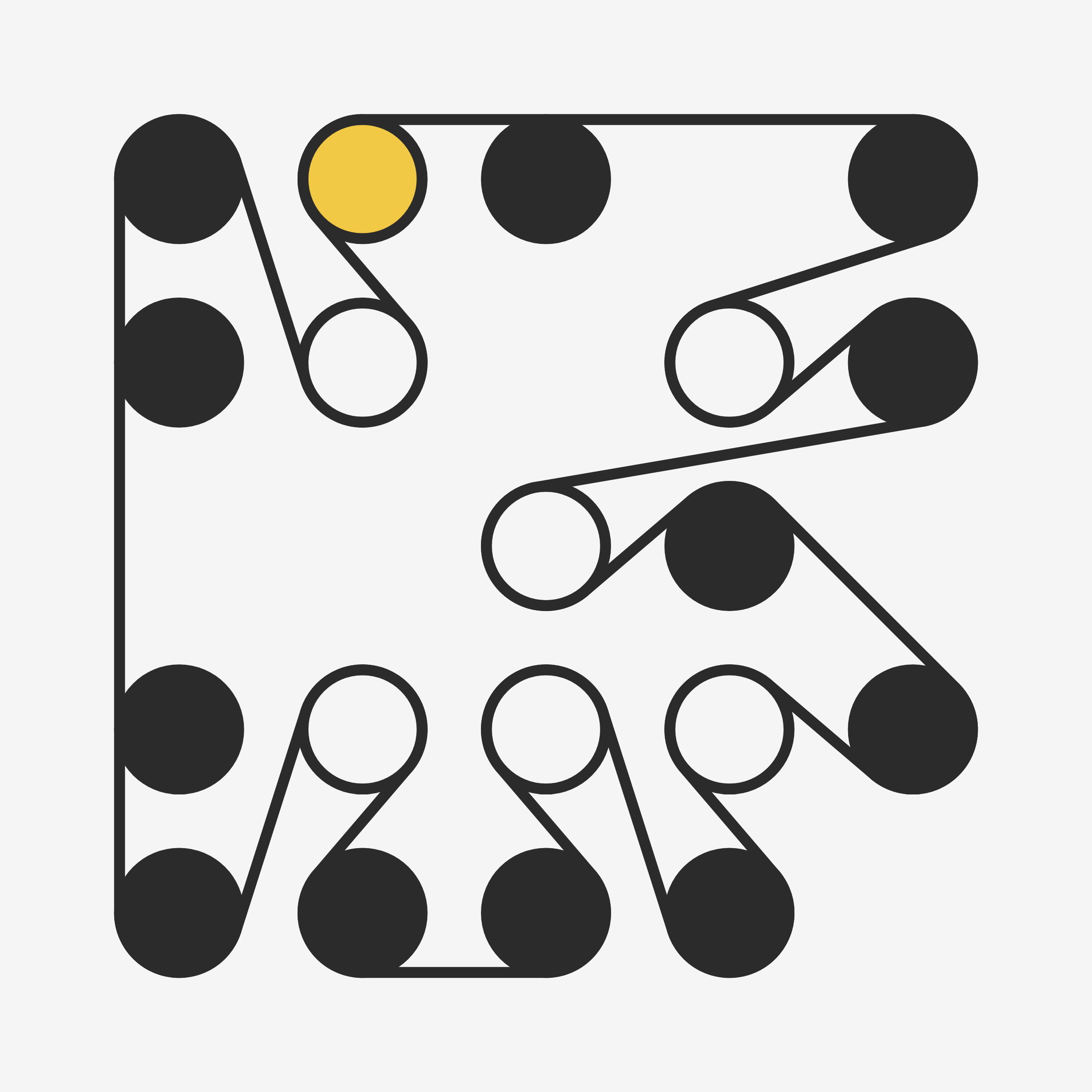 Art Blocks - Art Blocks v2 - Ringers #651 - NFT # 13000651