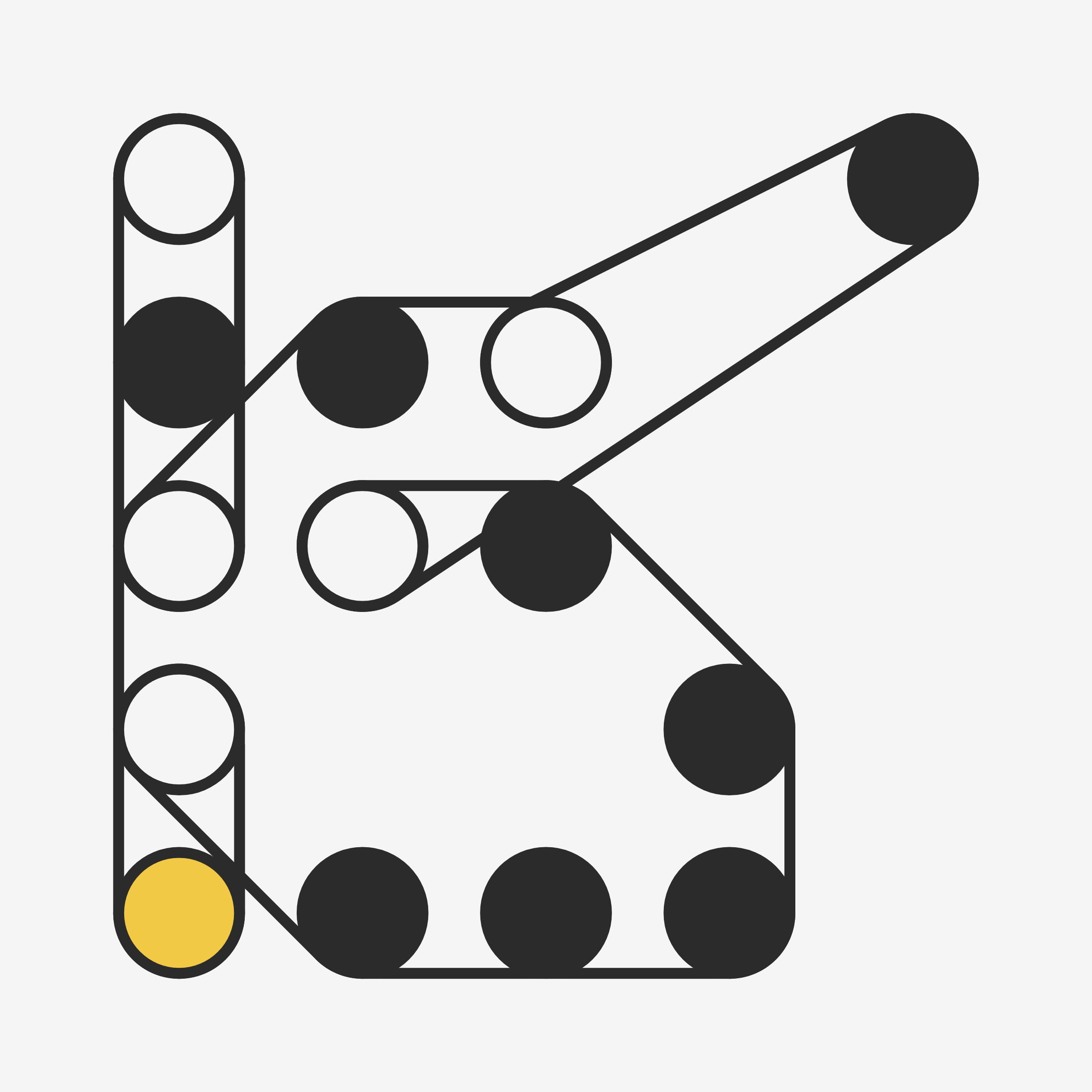 Art Blocks - Art Blocks v2 - Ringers #652 - NFT # 13000652