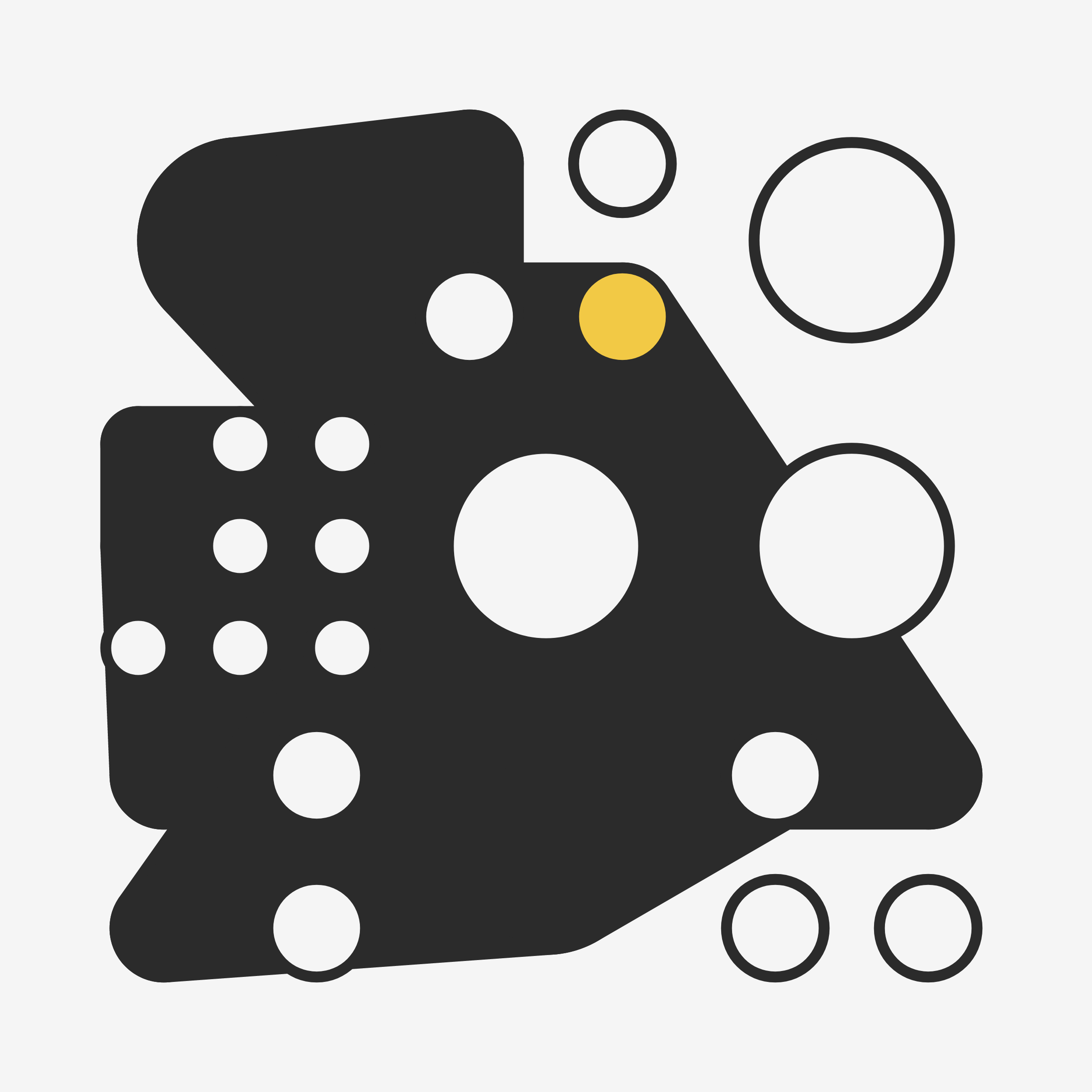 Art Blocks - Art Blocks v2 - Ringers #666 - NFT # 13000666