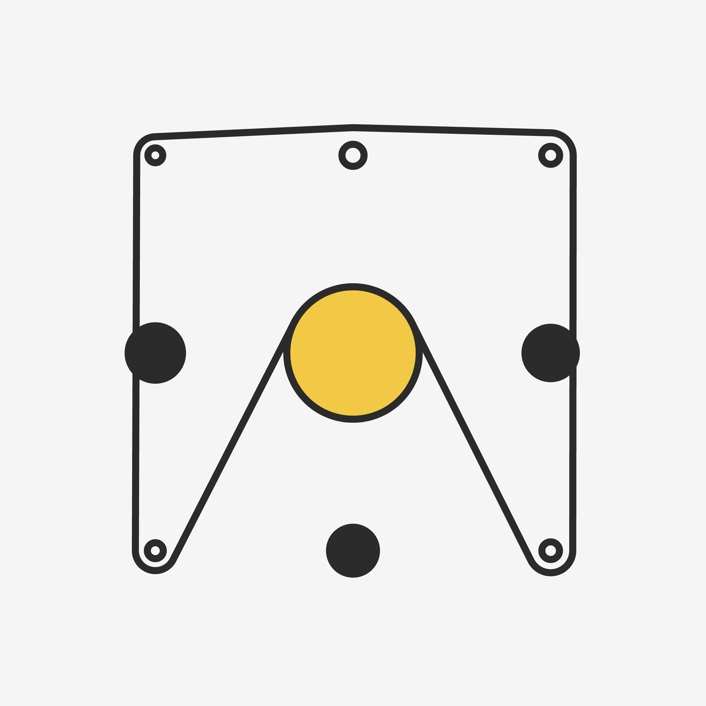 Art Blocks - Art Blocks v2 - Ringers #687 - NFT # 13000687