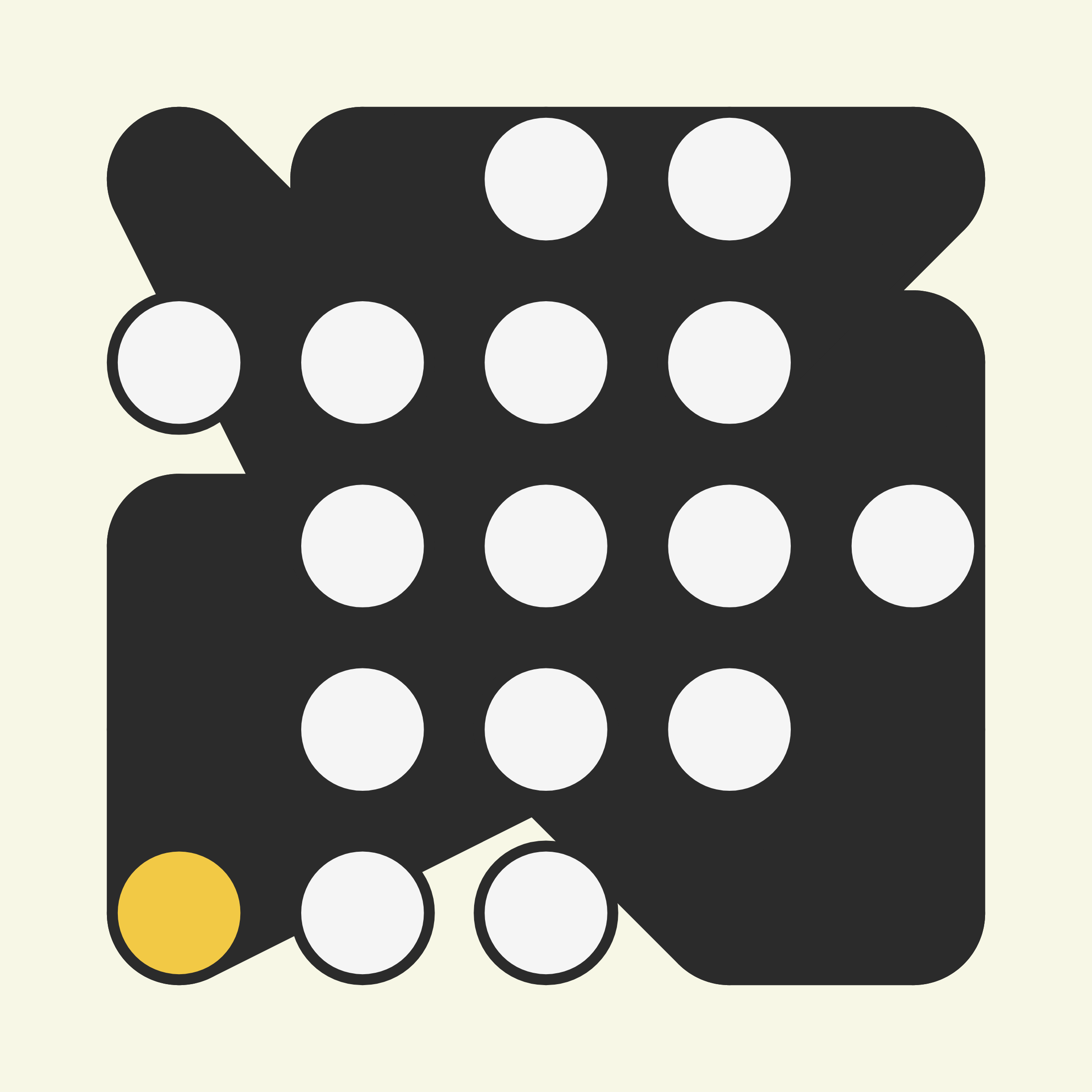 Art Blocks - Art Blocks v2 - Ringers #688 - NFT # 13000688