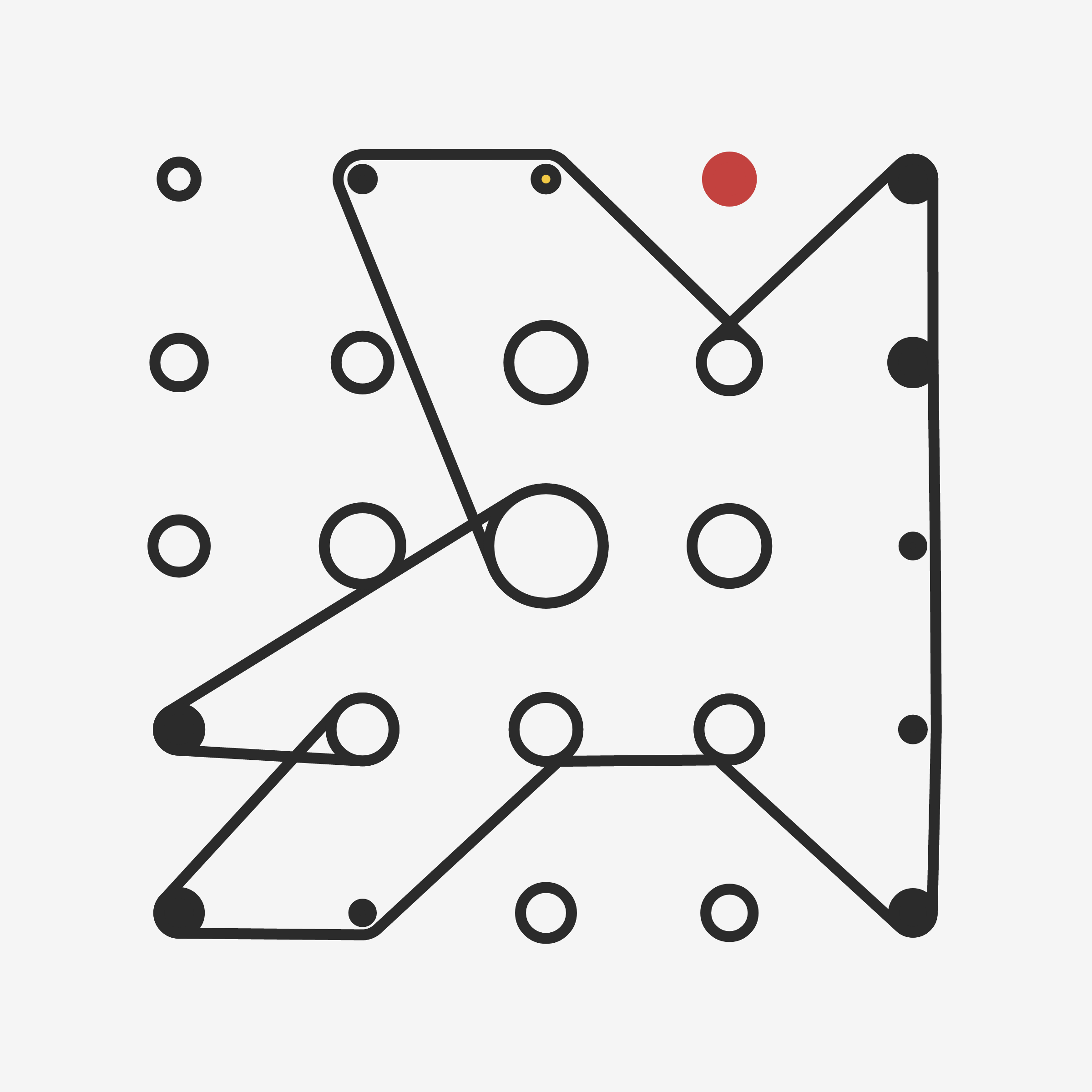 Art Blocks - Art Blocks v2 - Ringers #691 - NFT # 13000691