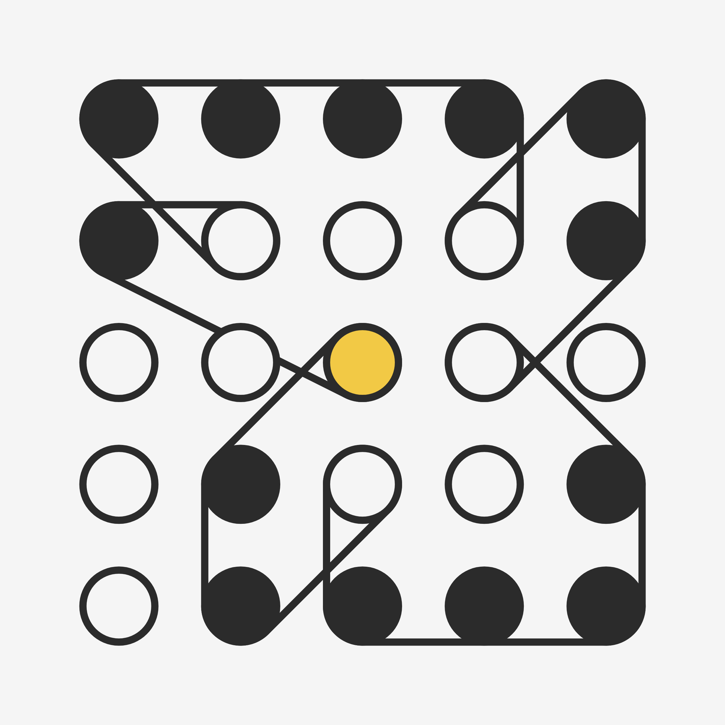 Art Blocks - Art Blocks v2 - Ringers #697 - NFT # 13000697