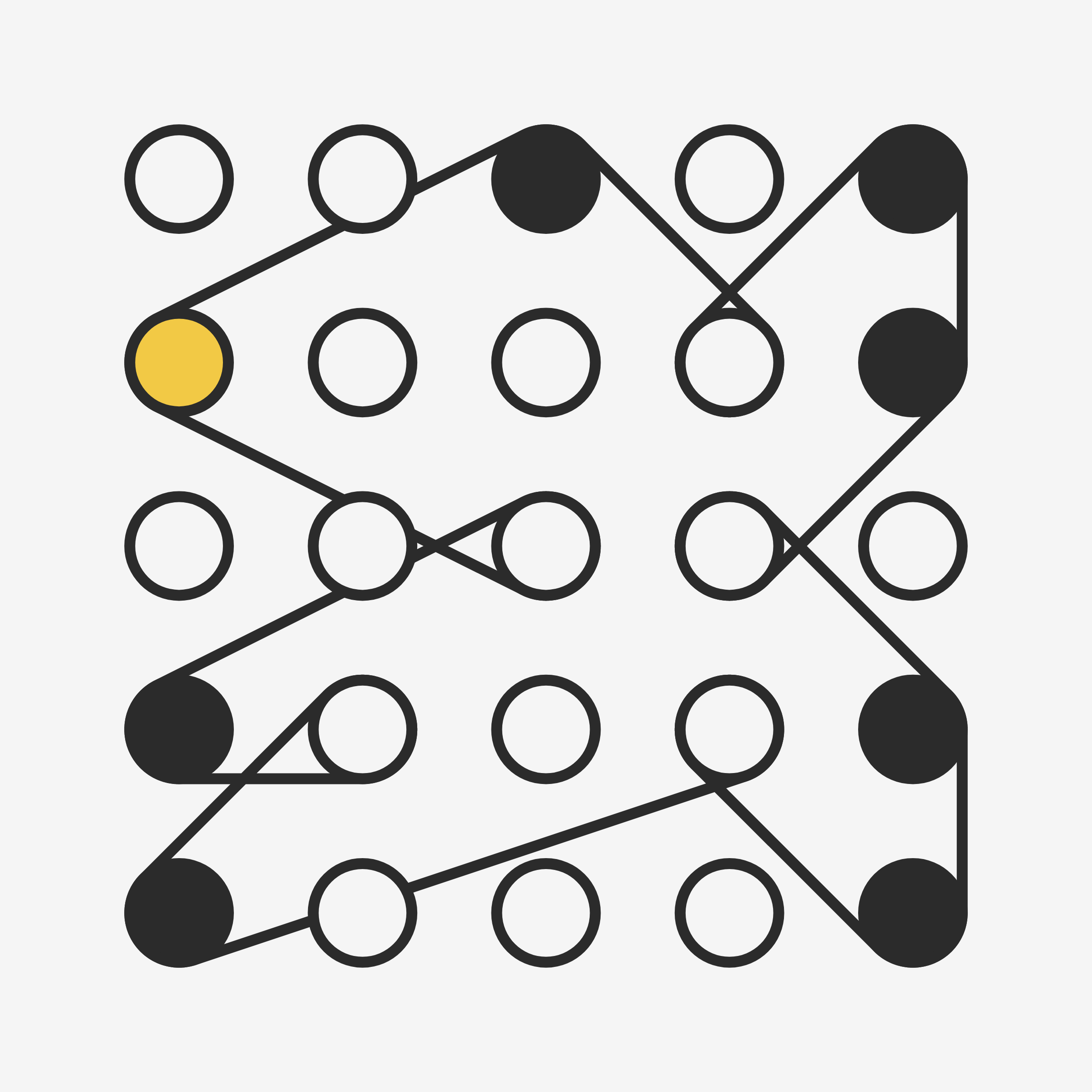 Art Blocks - Art Blocks v2 - Ringers #701 - NFT # 13000701