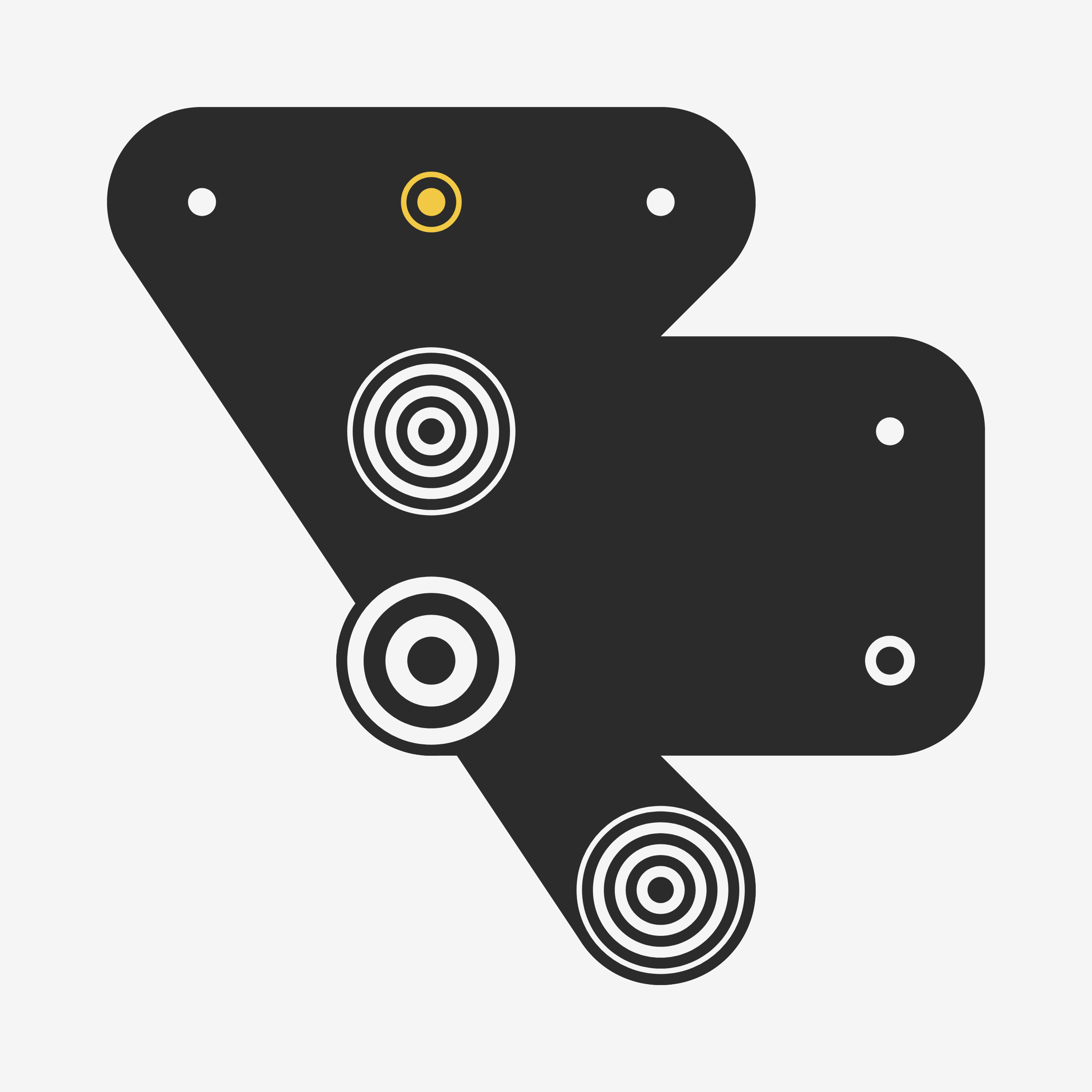 Art Blocks - Art Blocks v2 - Ringers #705 - NFT # 13000705