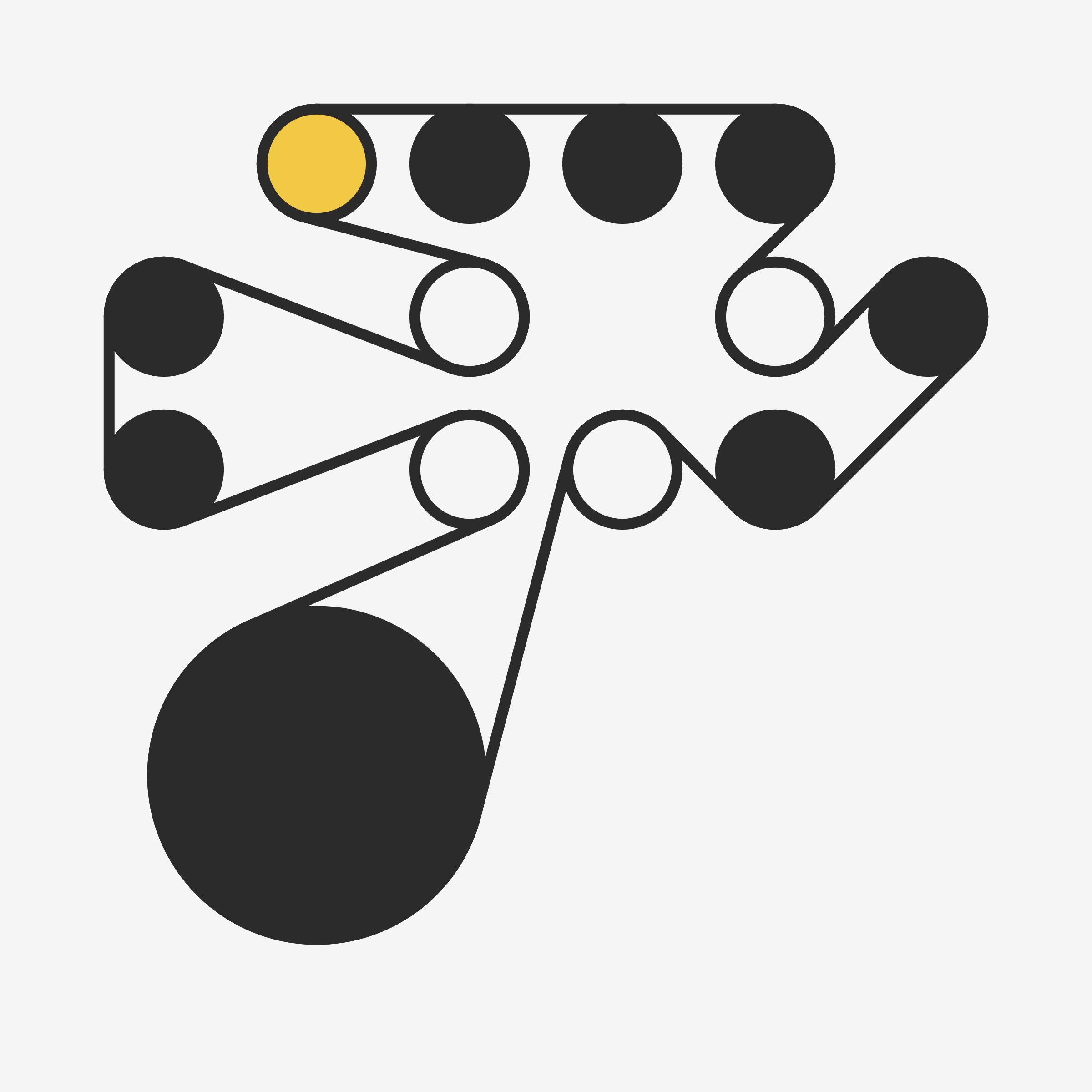 Art Blocks - Art Blocks v2 - Ringers #720 - NFT # 13000720