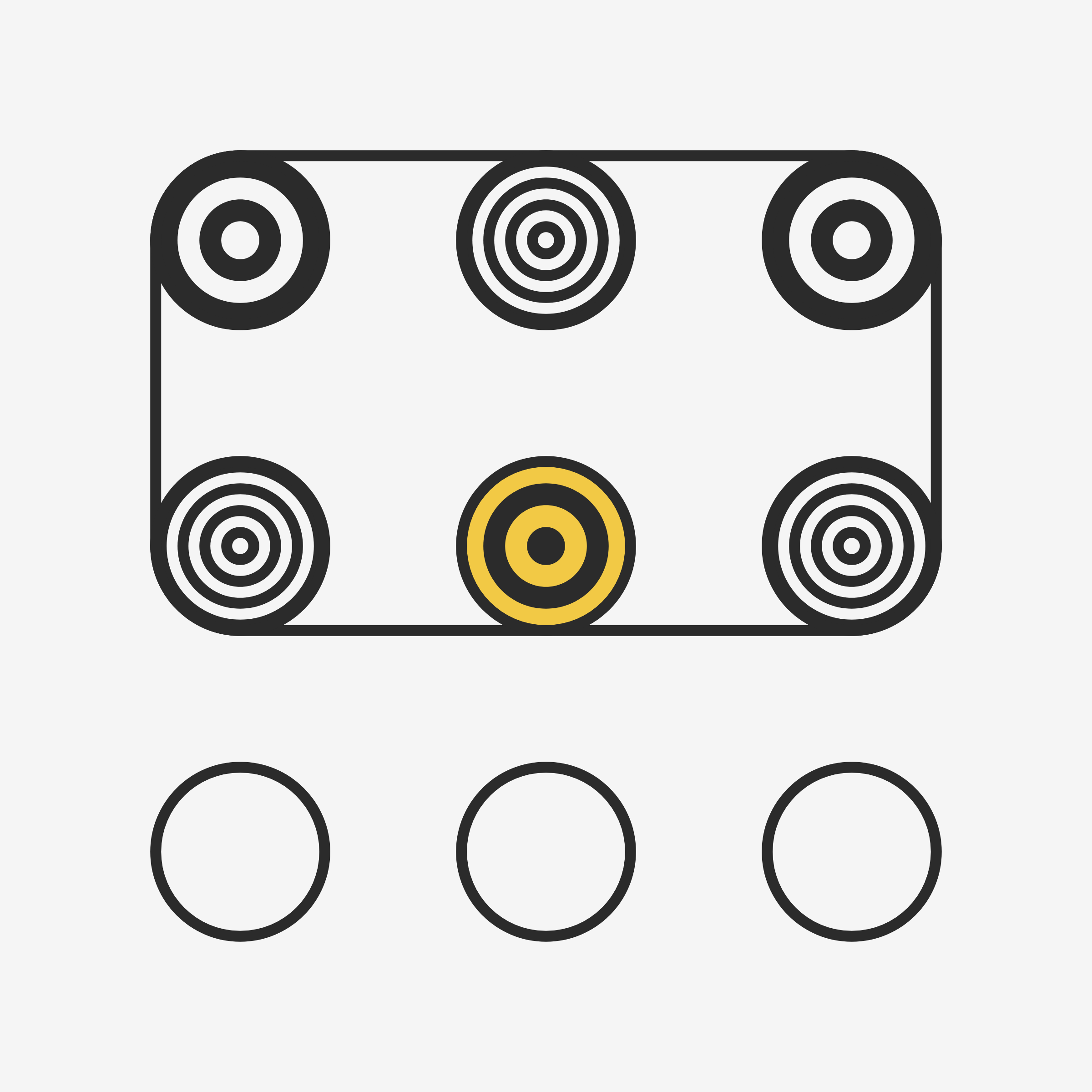 Art Blocks - Art Blocks v2 - Ringers #726 - NFT # 13000726