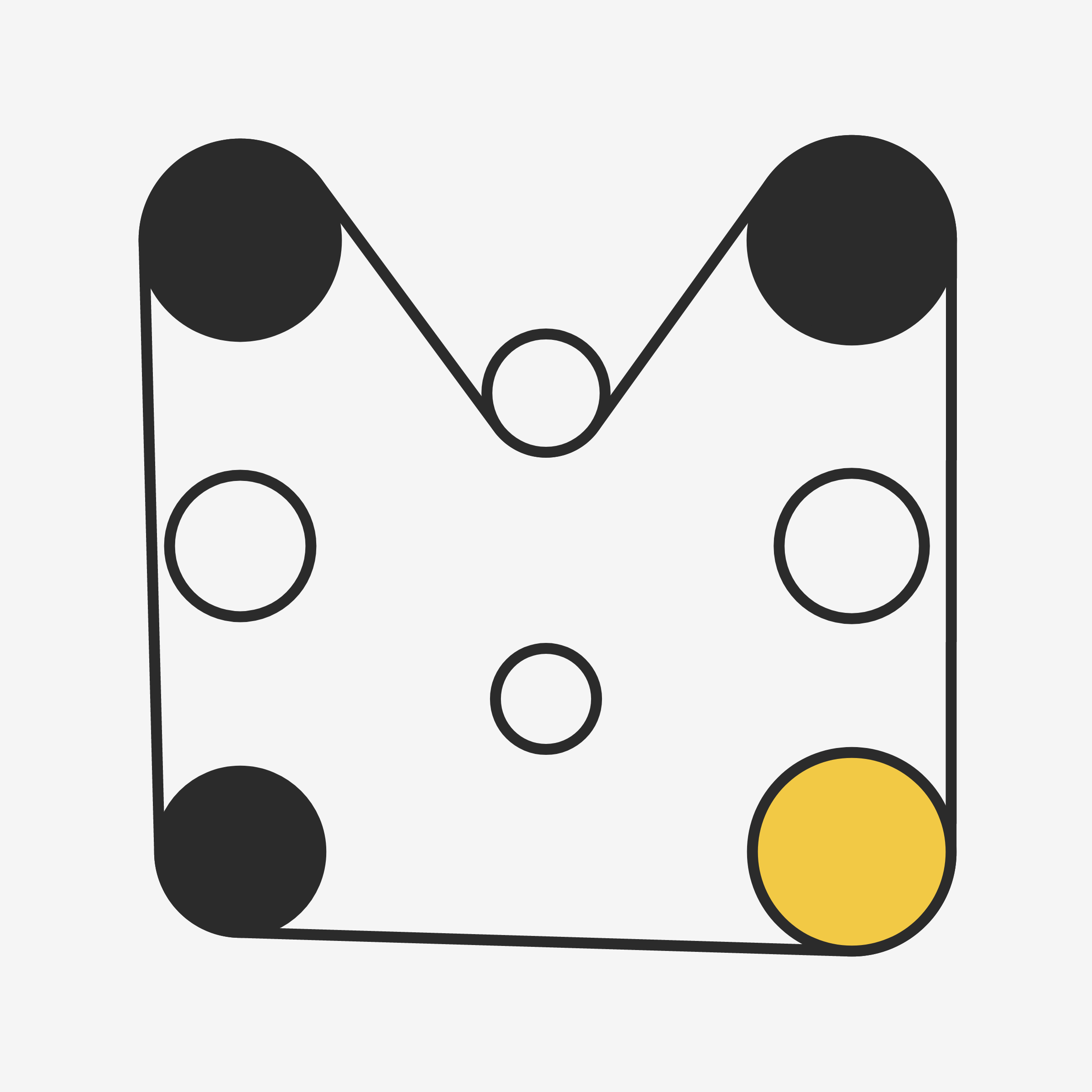 Art Blocks - Art Blocks v2 - Ringers #730 - NFT # 13000730