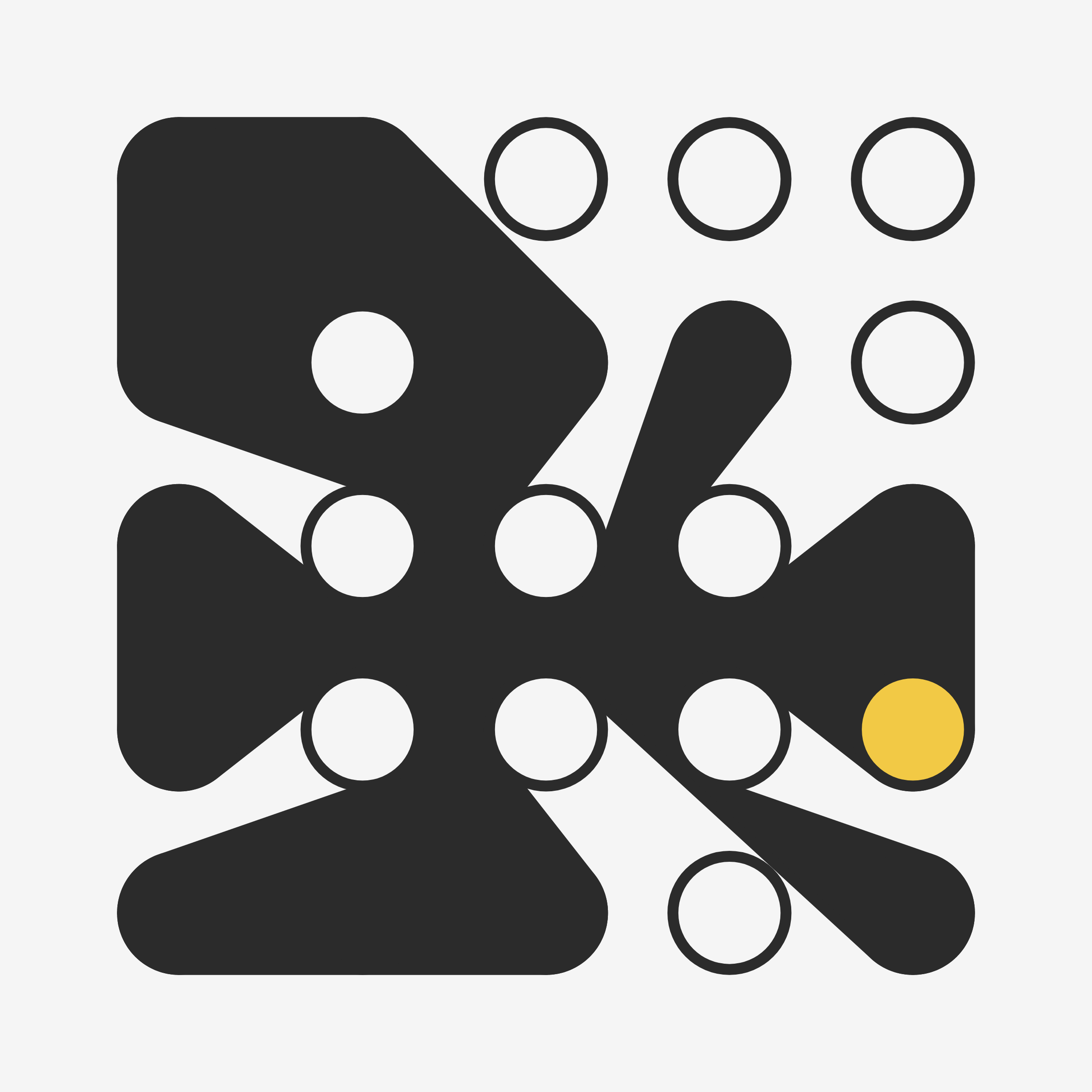 Art Blocks - Art Blocks v2 - Ringers #733 - NFT # 13000733