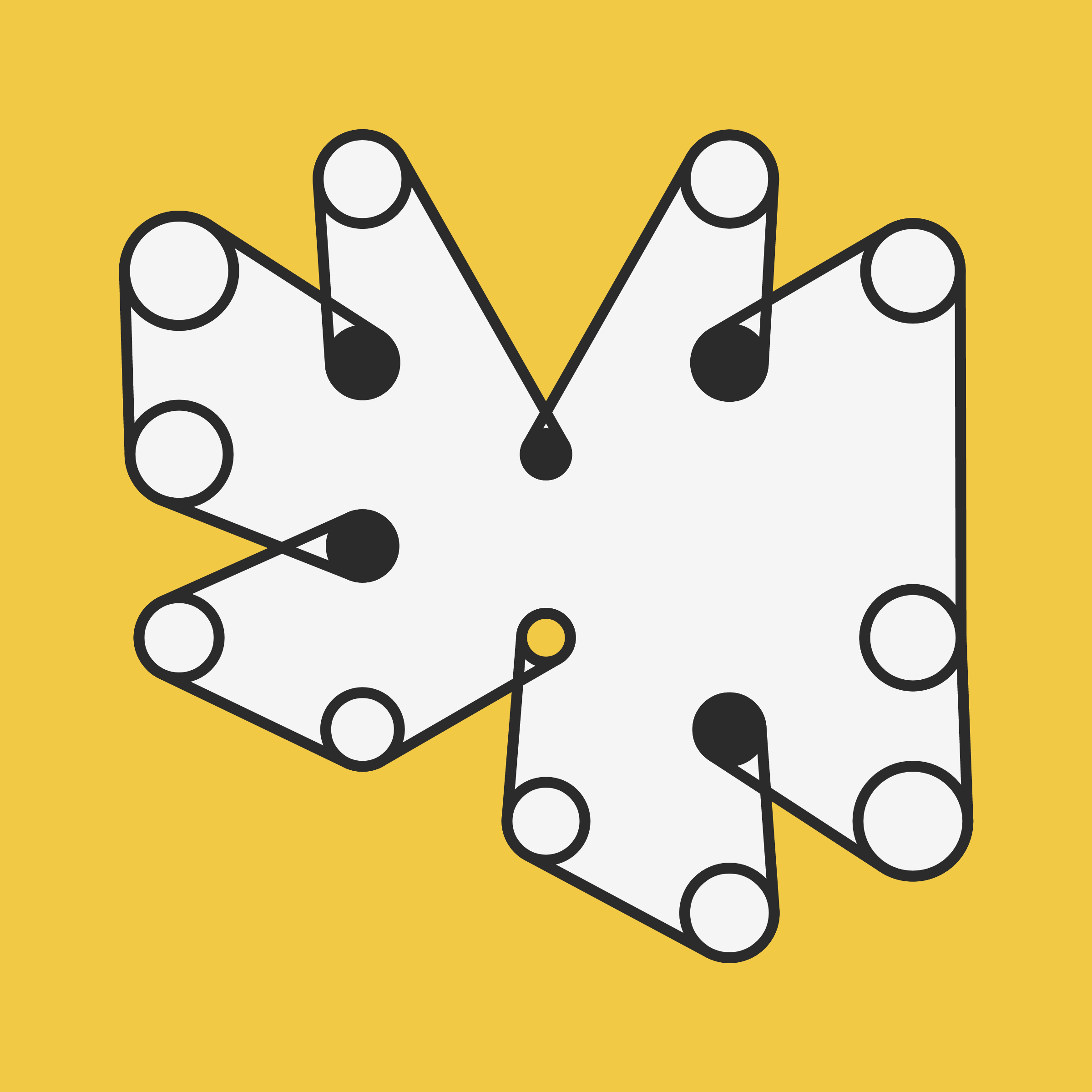 Art Blocks - Art Blocks v2 - Ringers #741 - NFT # 13000741