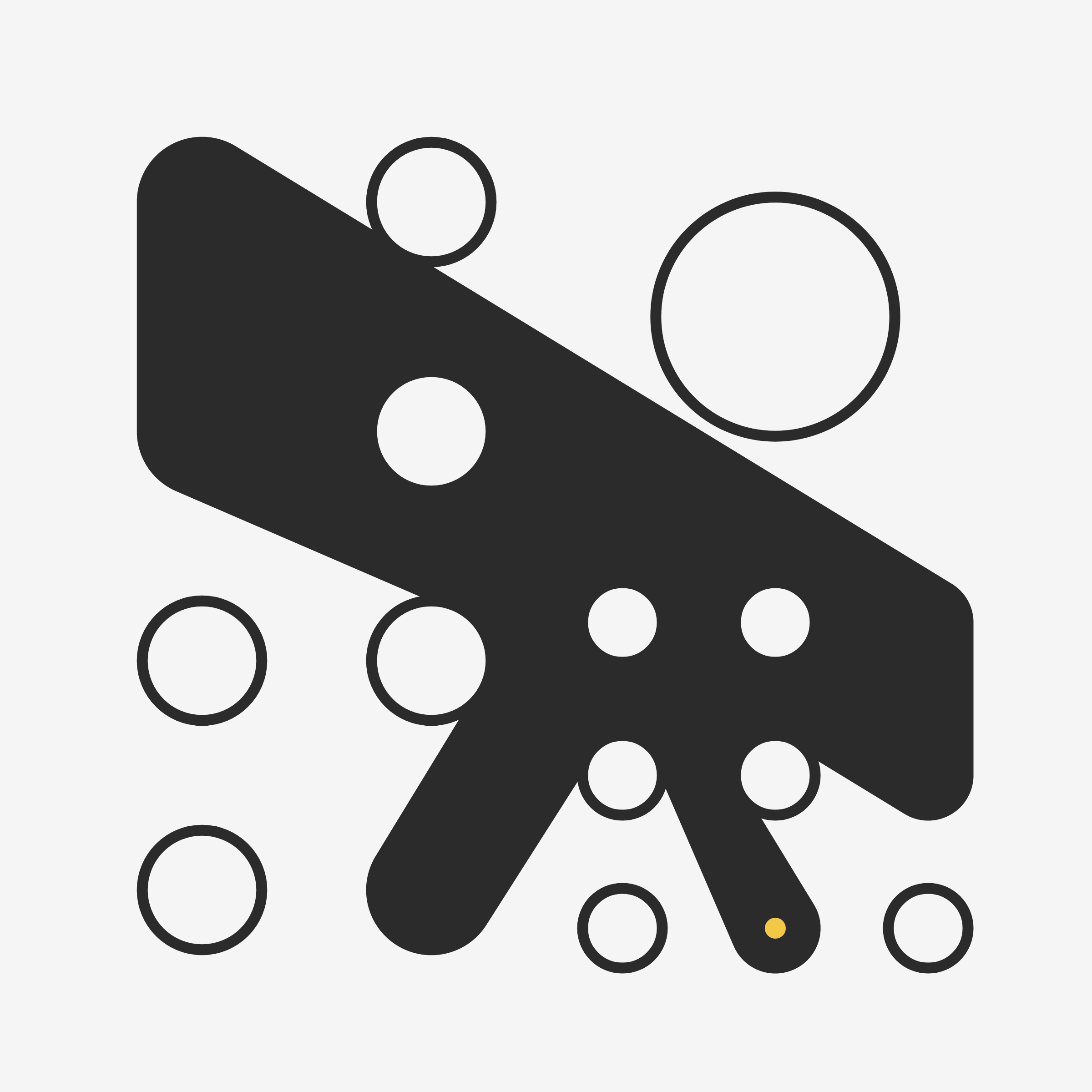 Art Blocks - Art Blocks v2 - Ringers #743 - NFT # 13000743