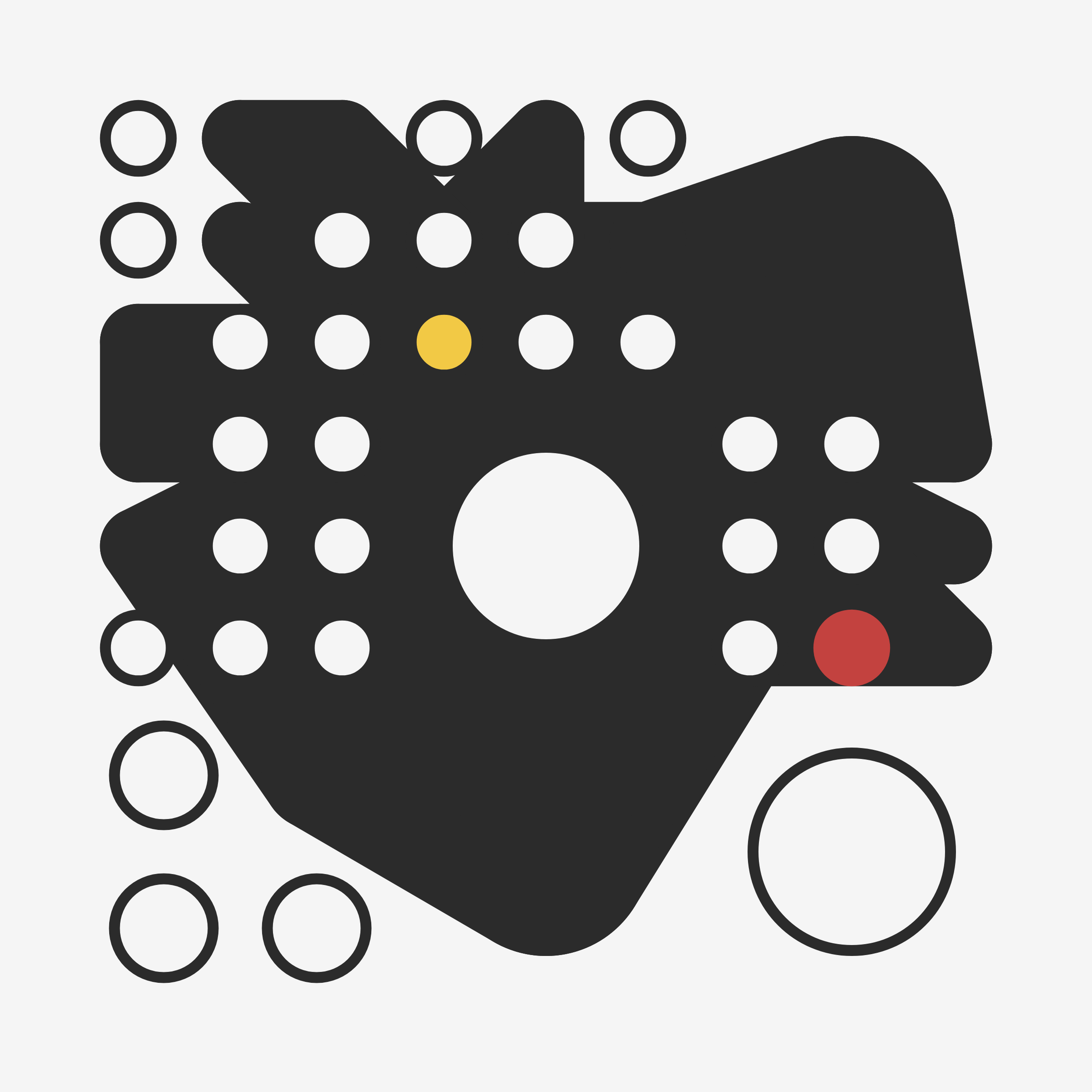 Art Blocks - Art Blocks v2 - Ringers #762 - NFT # 13000762