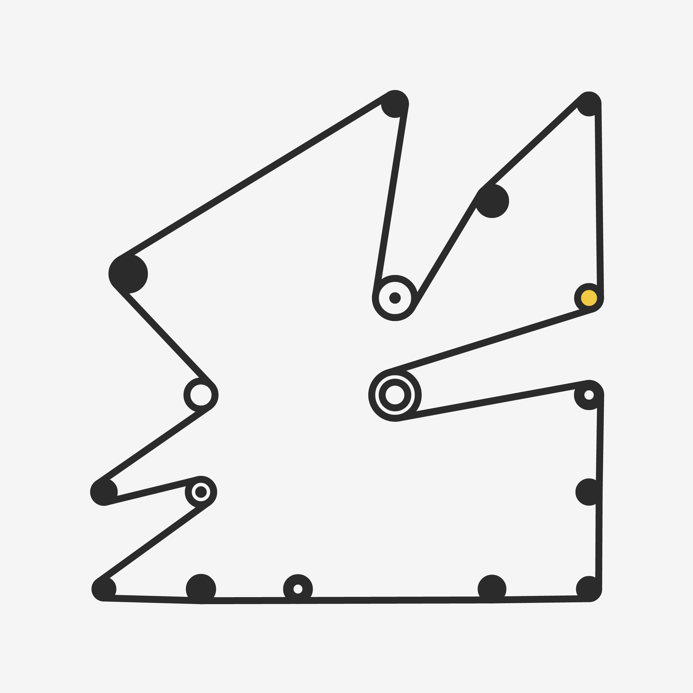 Art Blocks - Art Blocks v2 - Ringers #777 - NFT # 13000777