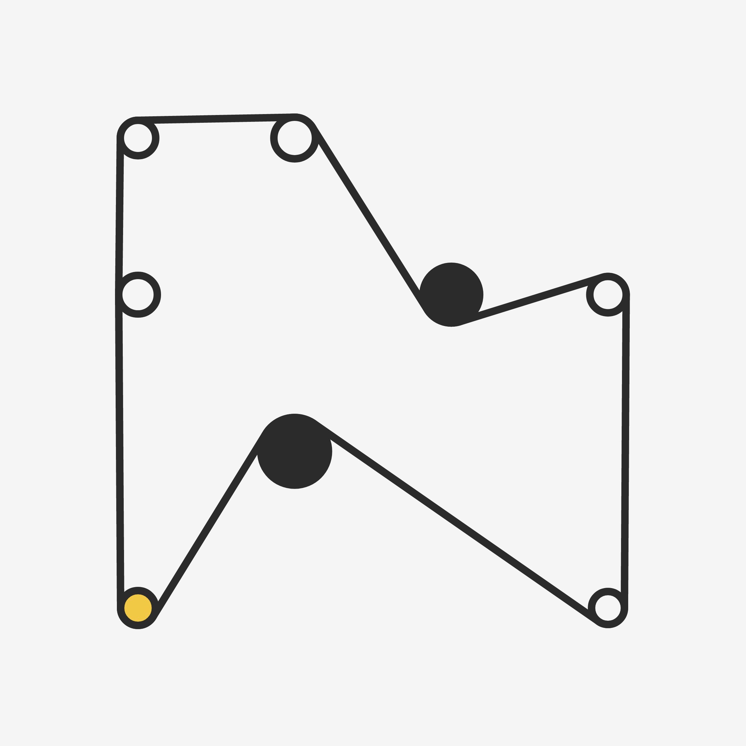 Art Blocks - Art Blocks v2 - Ringers #782 - NFT # 13000782