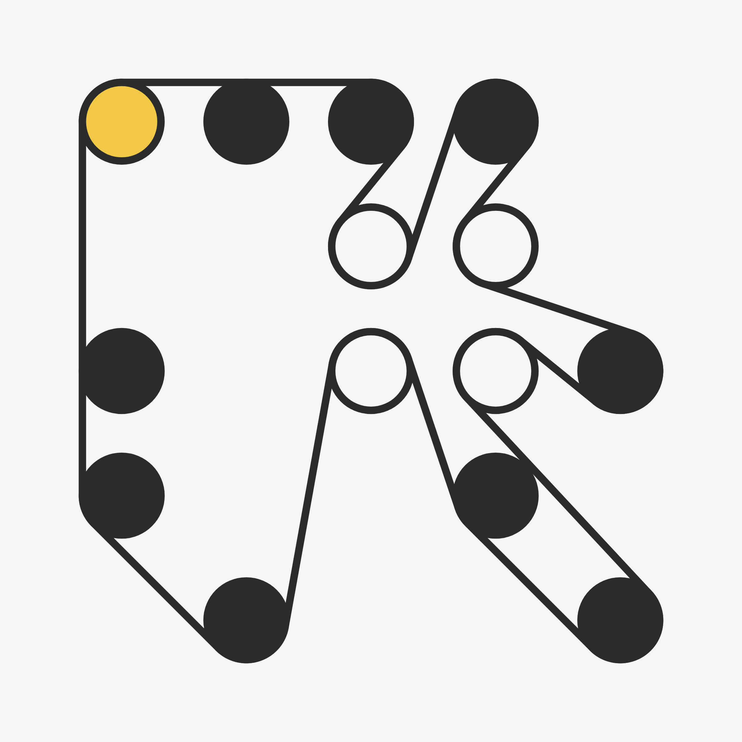 Art Blocks - Art Blocks v2 - Ringers #806 - NFT # 13000806