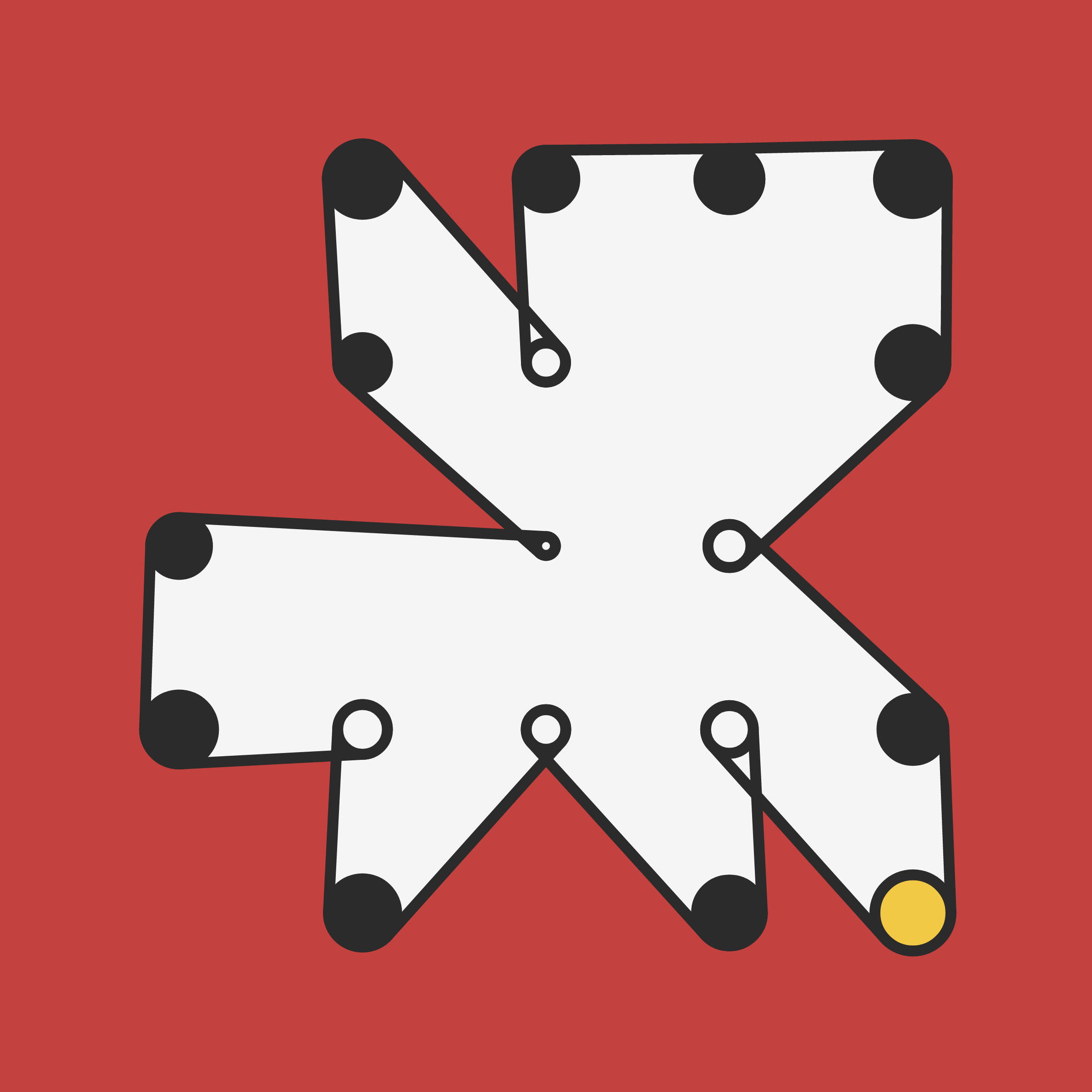 Art Blocks - Art Blocks v2 - Ringers #808 - NFT # 13000808