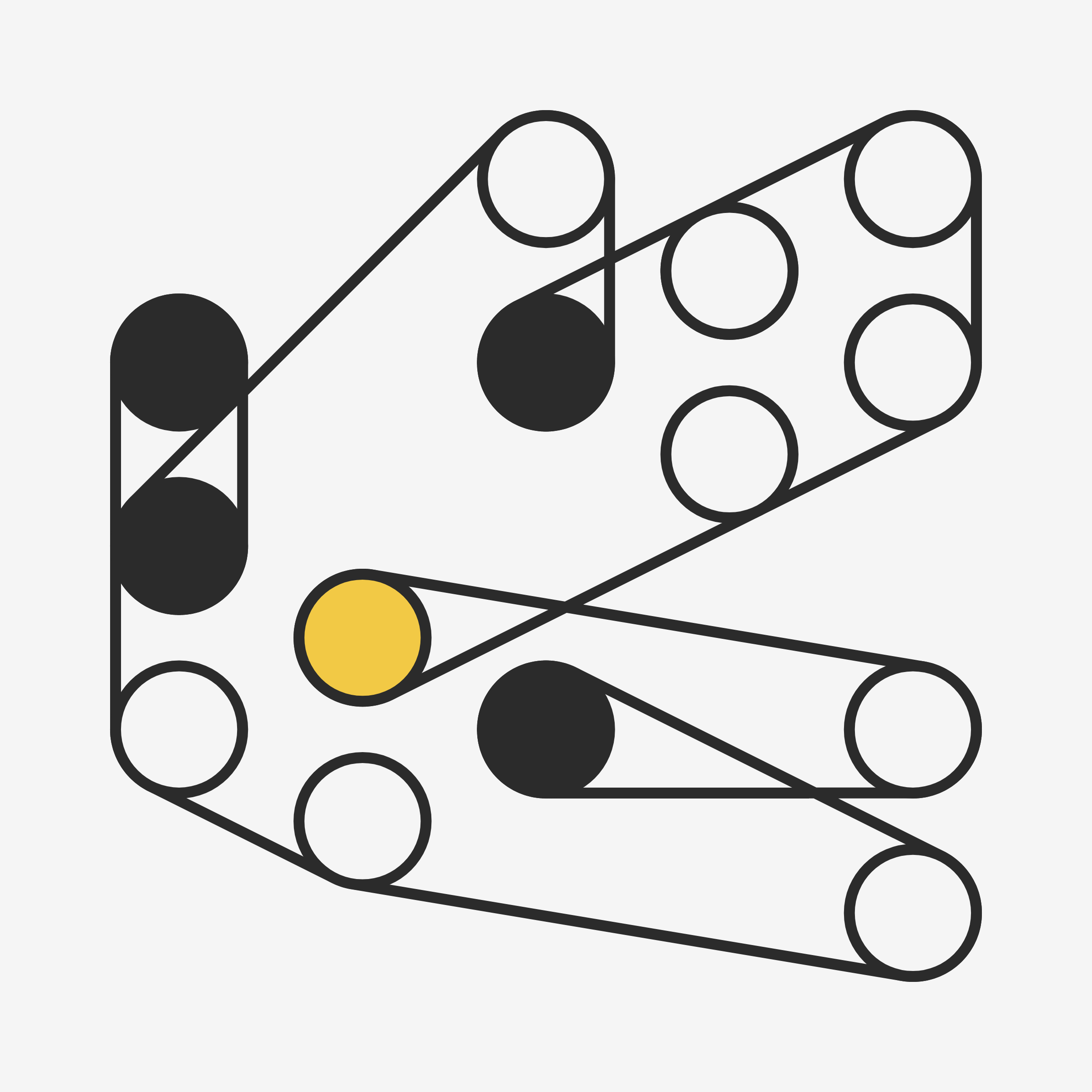 Art Blocks - Art Blocks v2 - Ringers #811 - NFT # 13000811