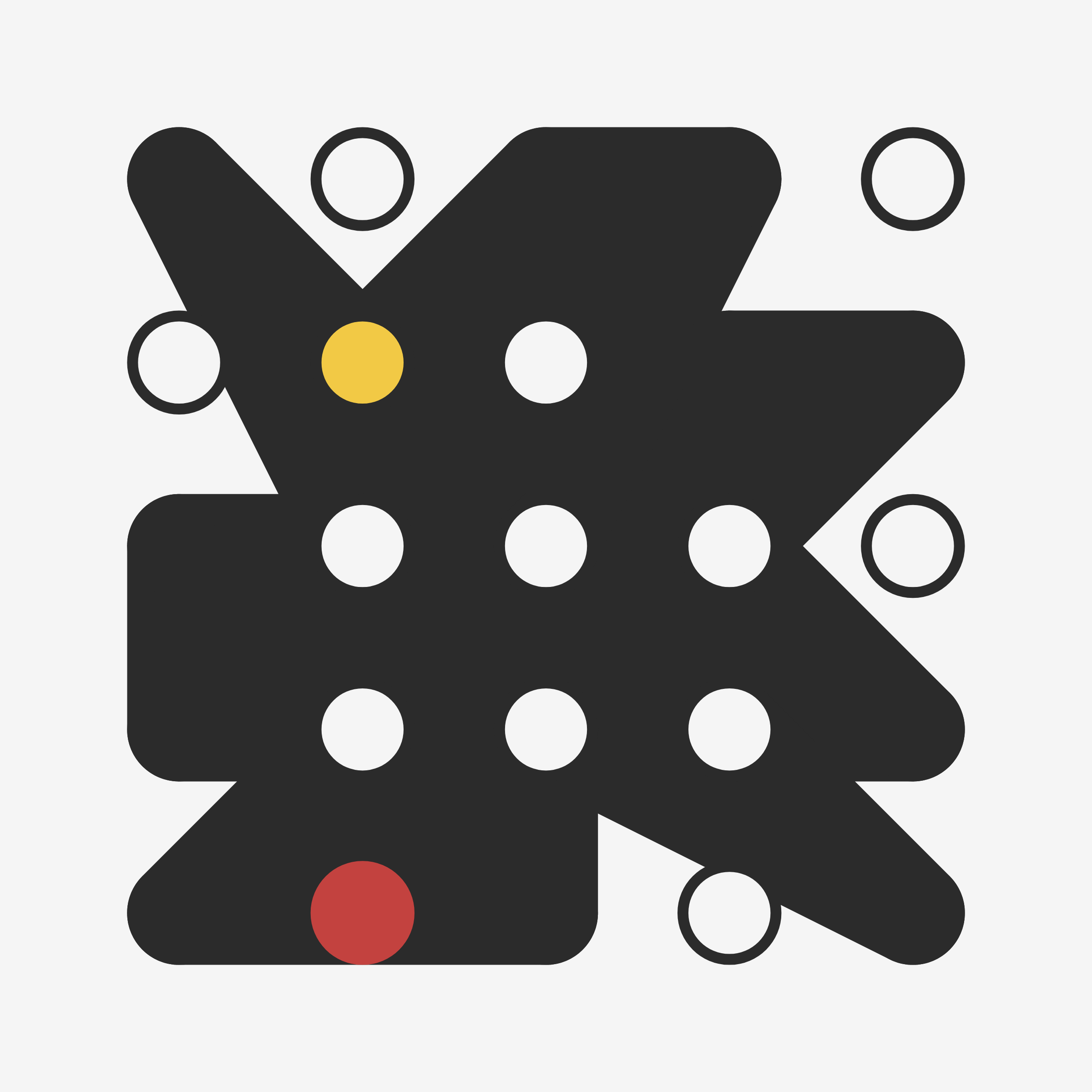 Art Blocks - Art Blocks v2 - Ringers #812 - NFT # 13000812