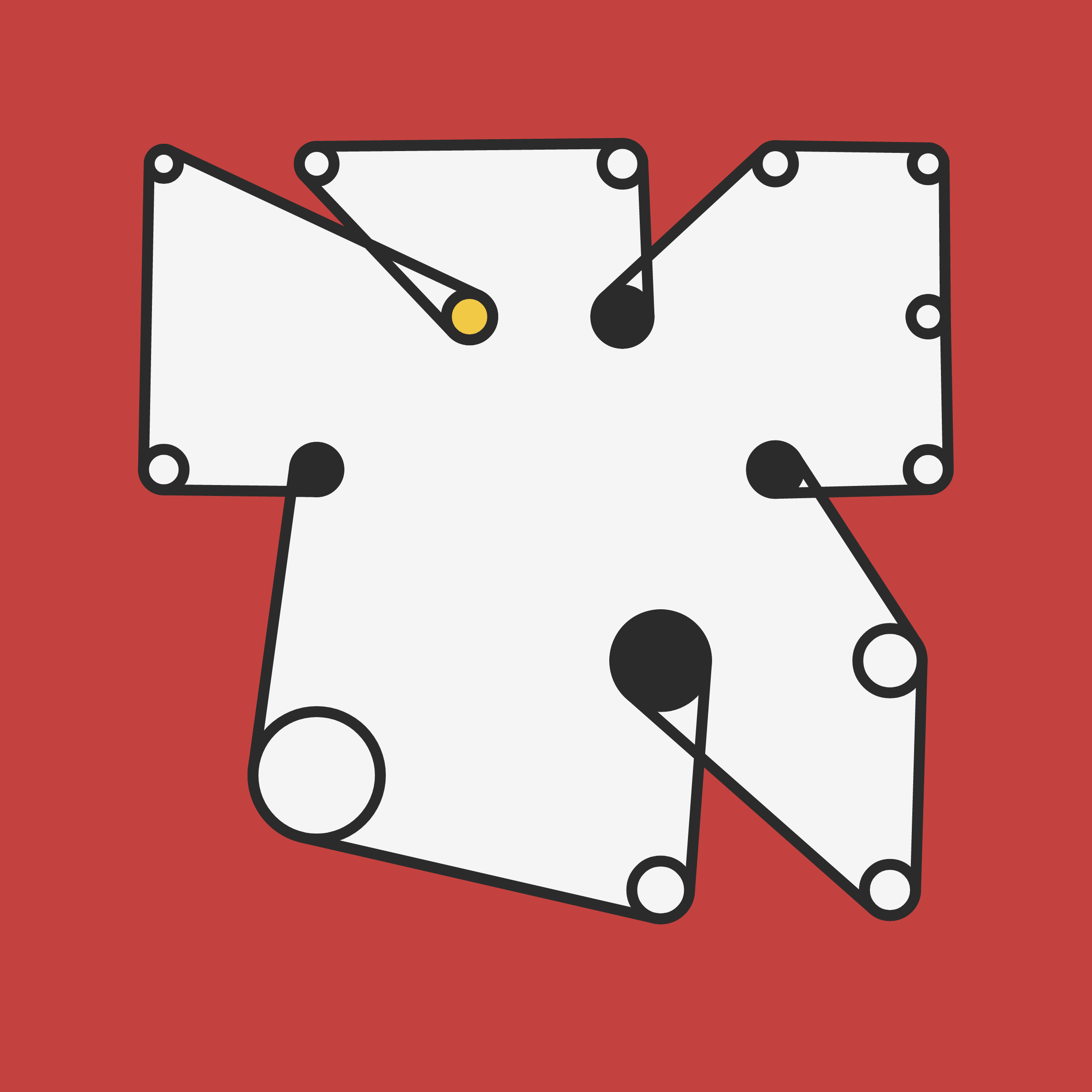 Art Blocks - Art Blocks v2 - Ringers #818 - NFT # 13000818