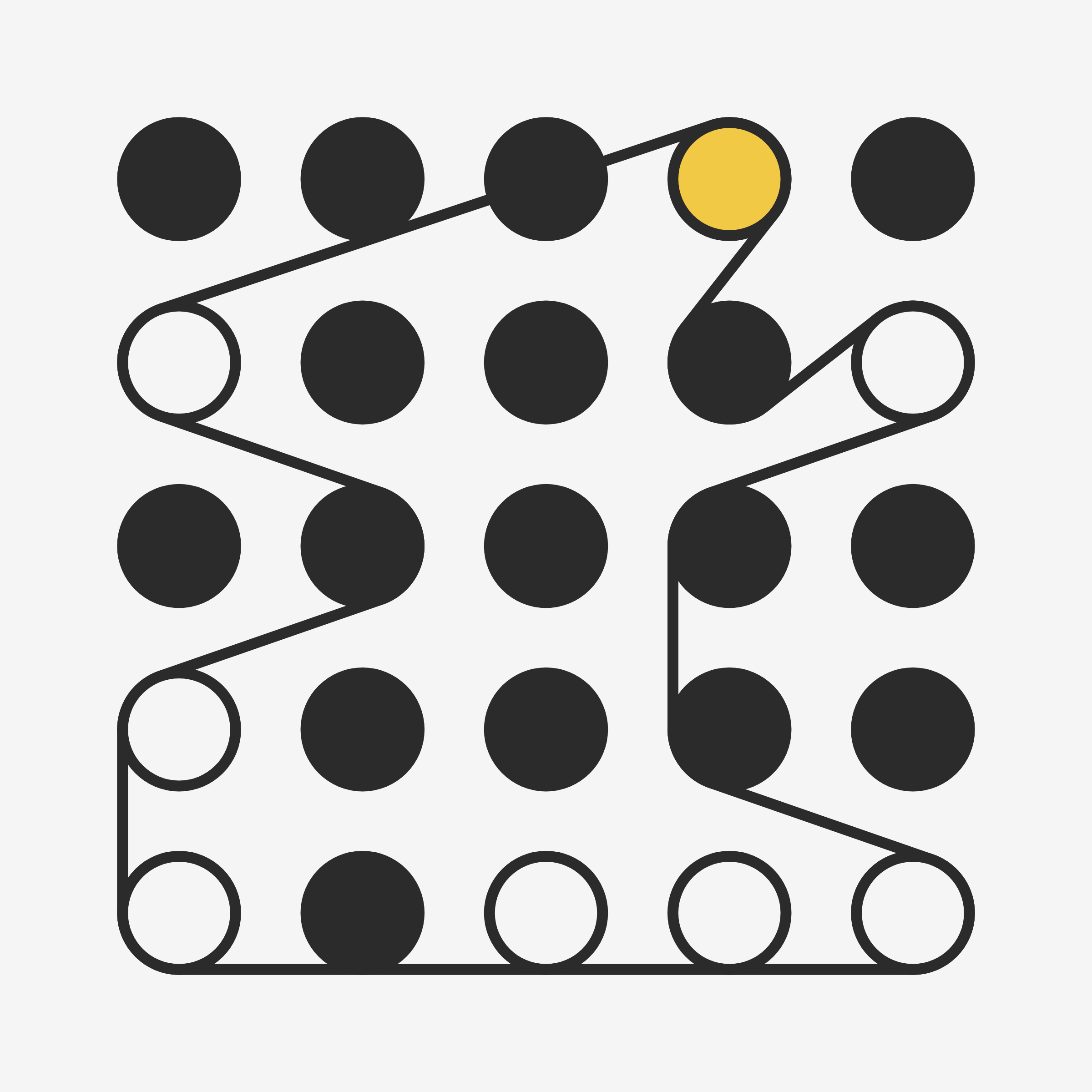 Art Blocks - Art Blocks v2 - Ringers #823 - NFT # 13000823