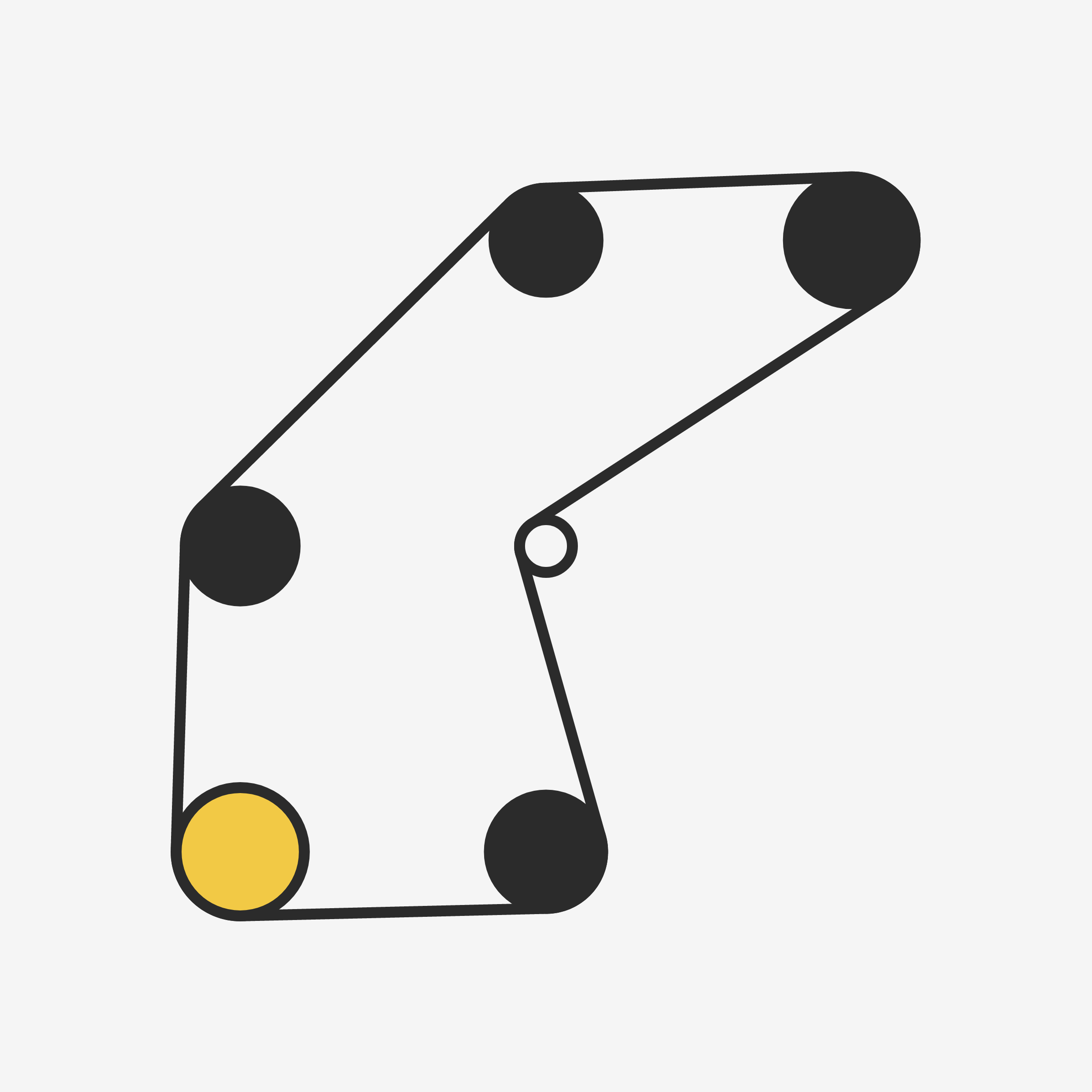 Art Blocks - Art Blocks v2 - Ringers #832 - NFT # 13000832