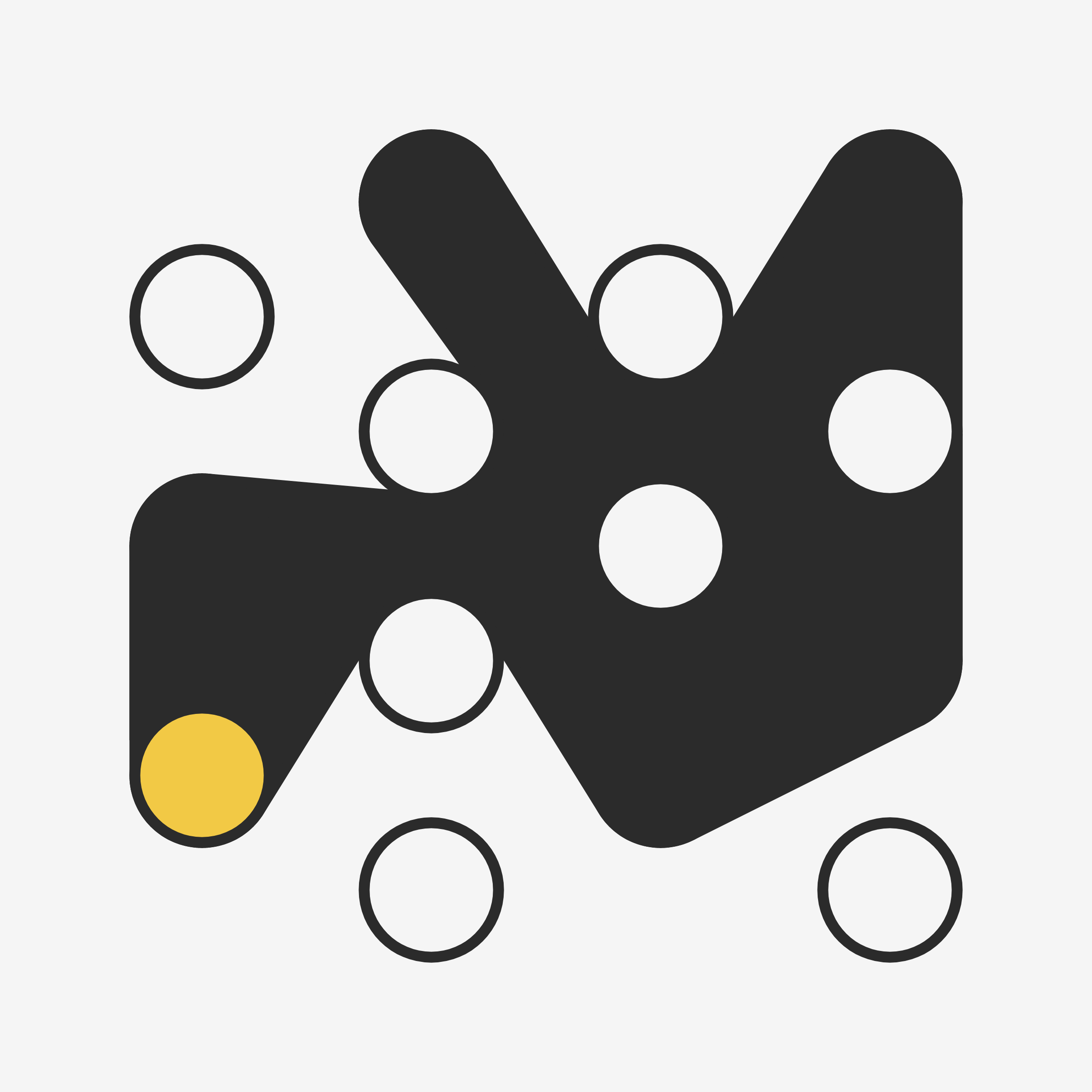 Art Blocks - Art Blocks v2 - Ringers #843 - NFT # 13000843