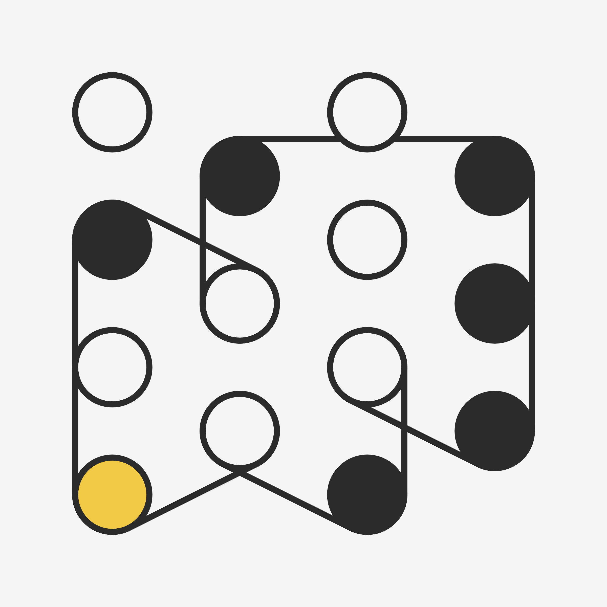 Art Blocks - Art Blocks v2 - Ringers #845 - NFT # 13000845