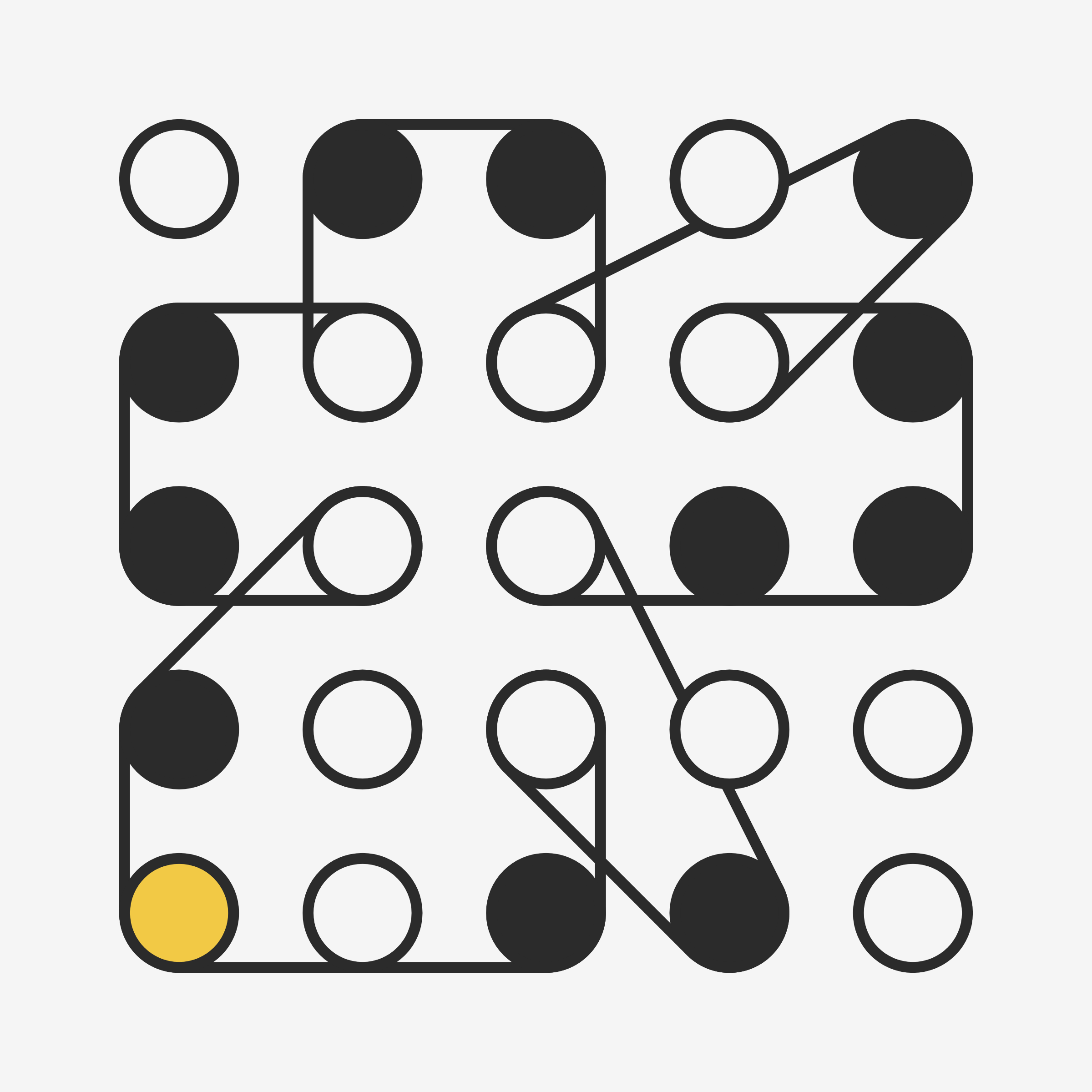 Art Blocks - Art Blocks v2 - Ringers #850 - NFT # 13000850